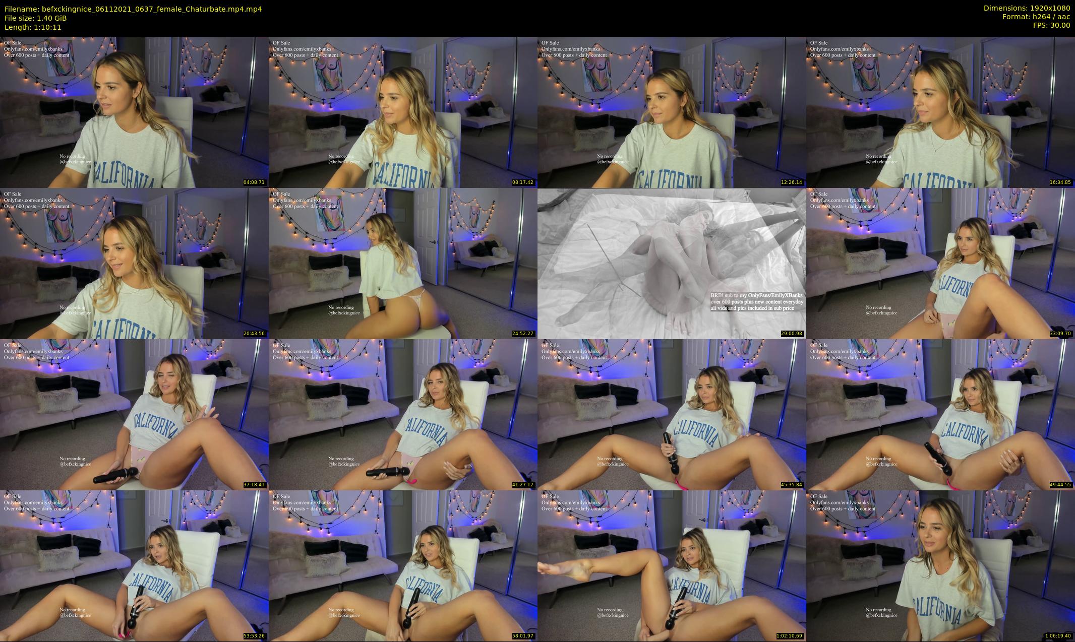 befxckingnice — 71 minute Chaturbate female cam show recording, 1080p, Nov 6, 2021