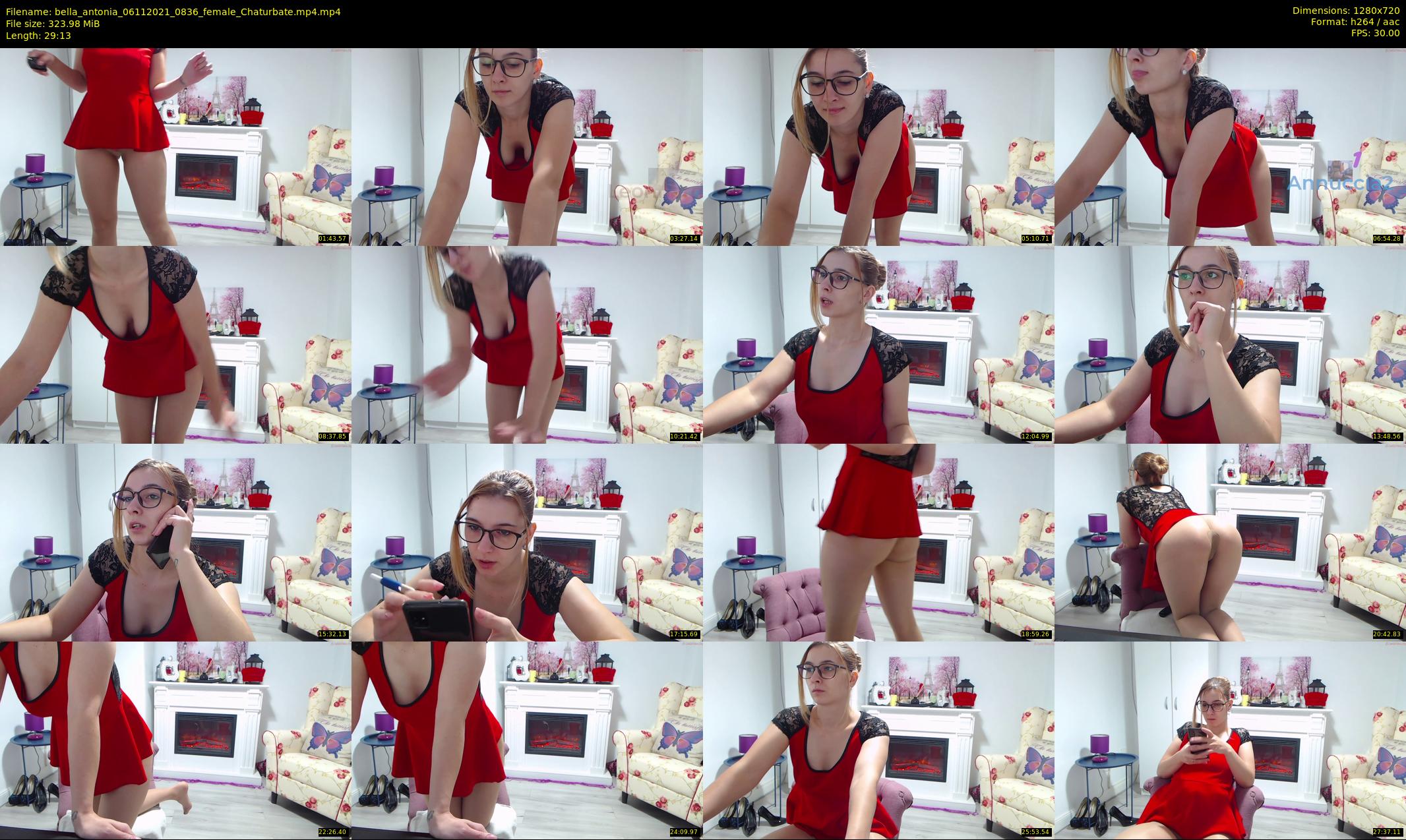 bella_antonia — 30 minute Chaturbate female cam show recording, 720p, Nov 6, 2021