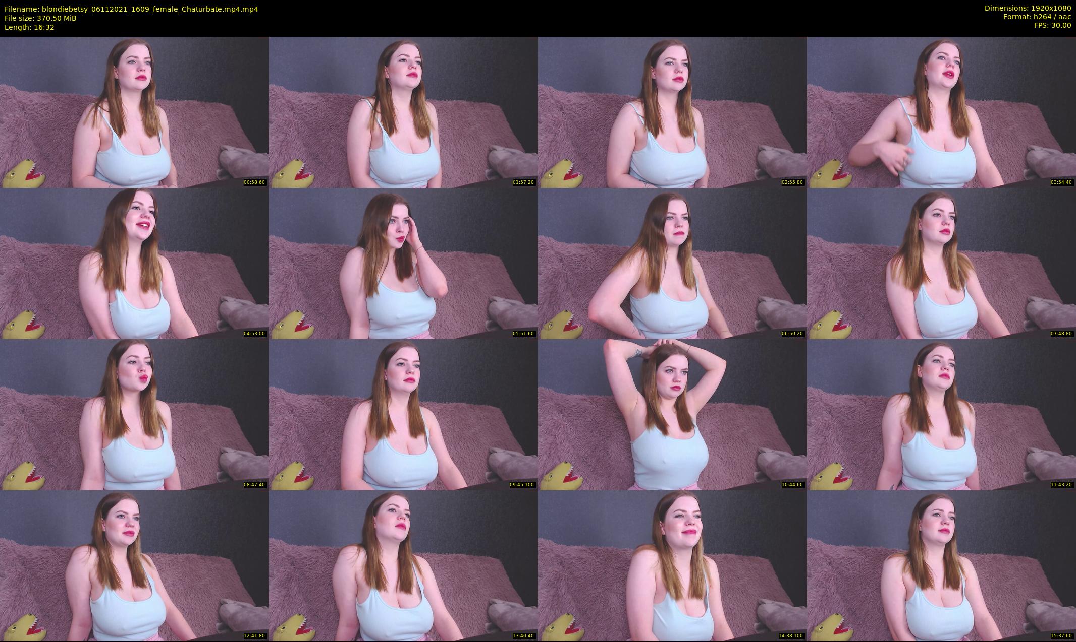 blondiebetsy — 17 minute Chaturbate female cam show recording, 1080p, Nov 6, 2021