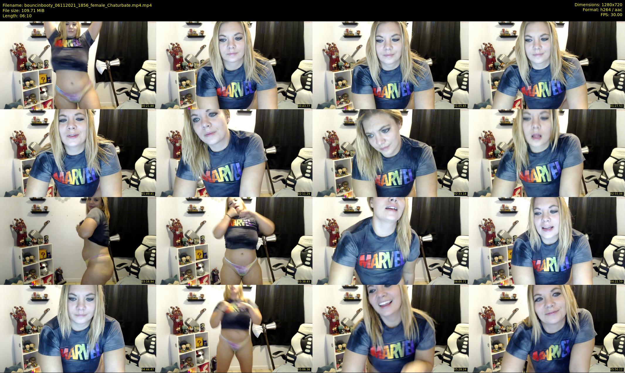 bouncinbooty — 7 minute Chaturbate female cam show recording, 720p, Nov 6, 2021