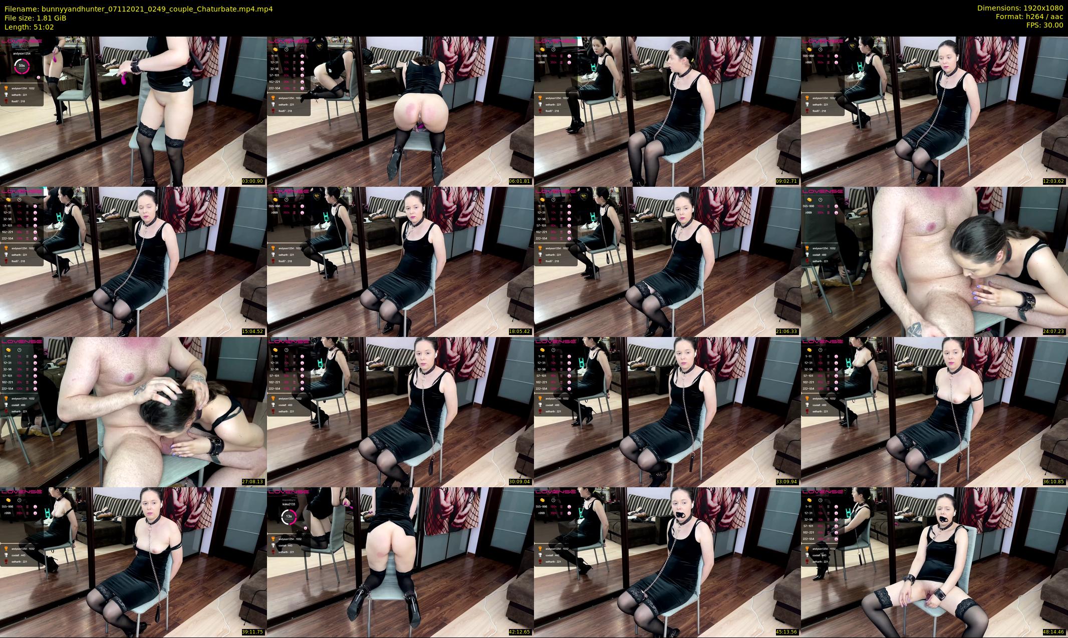 bunnyyandhunter — 52 minute Chaturbate couple cam show recording, 1080p, Nov 7, 2021