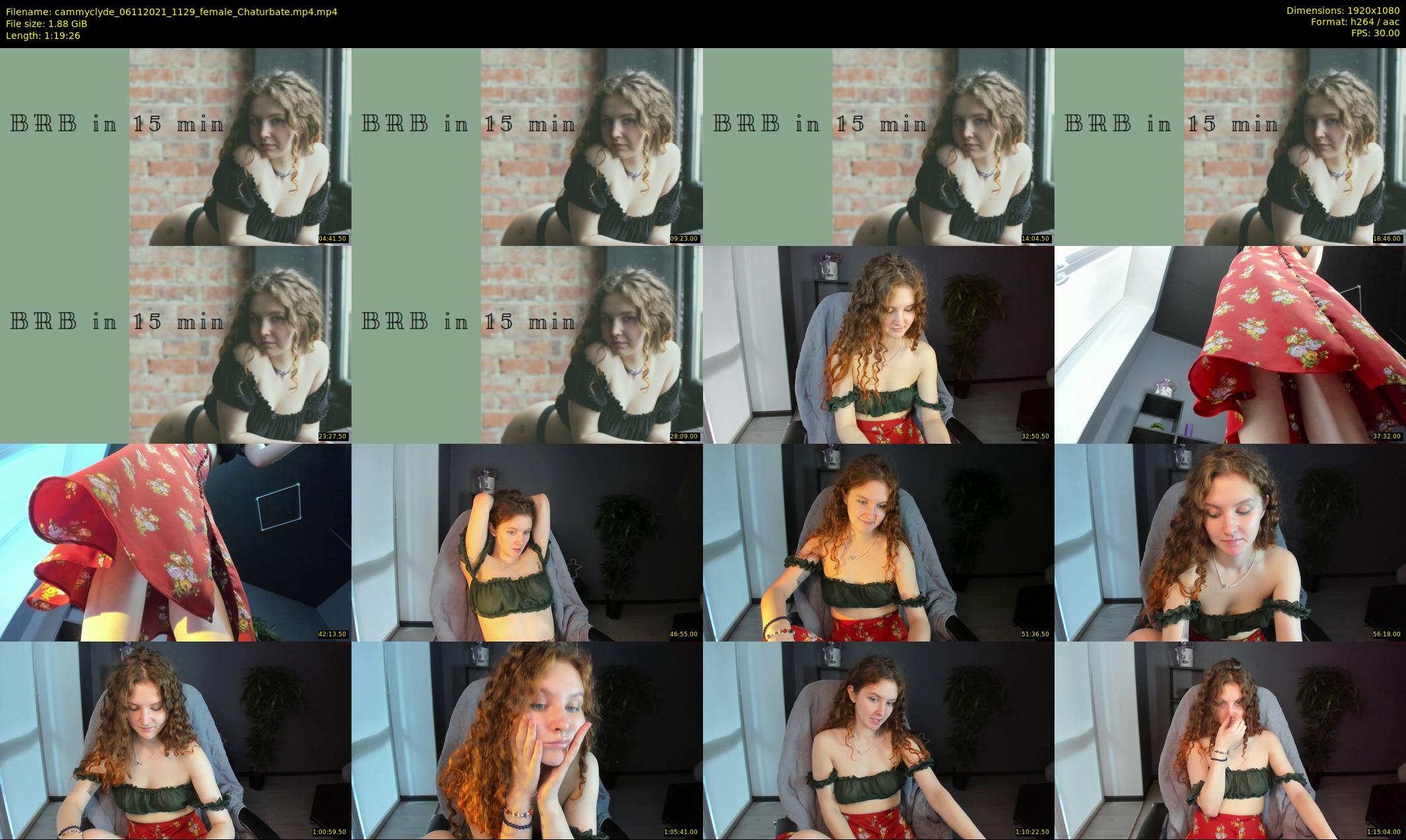 cammyclyde — 80 minute Chaturbate female cam show recording, 1080p, Nov 6, 2021