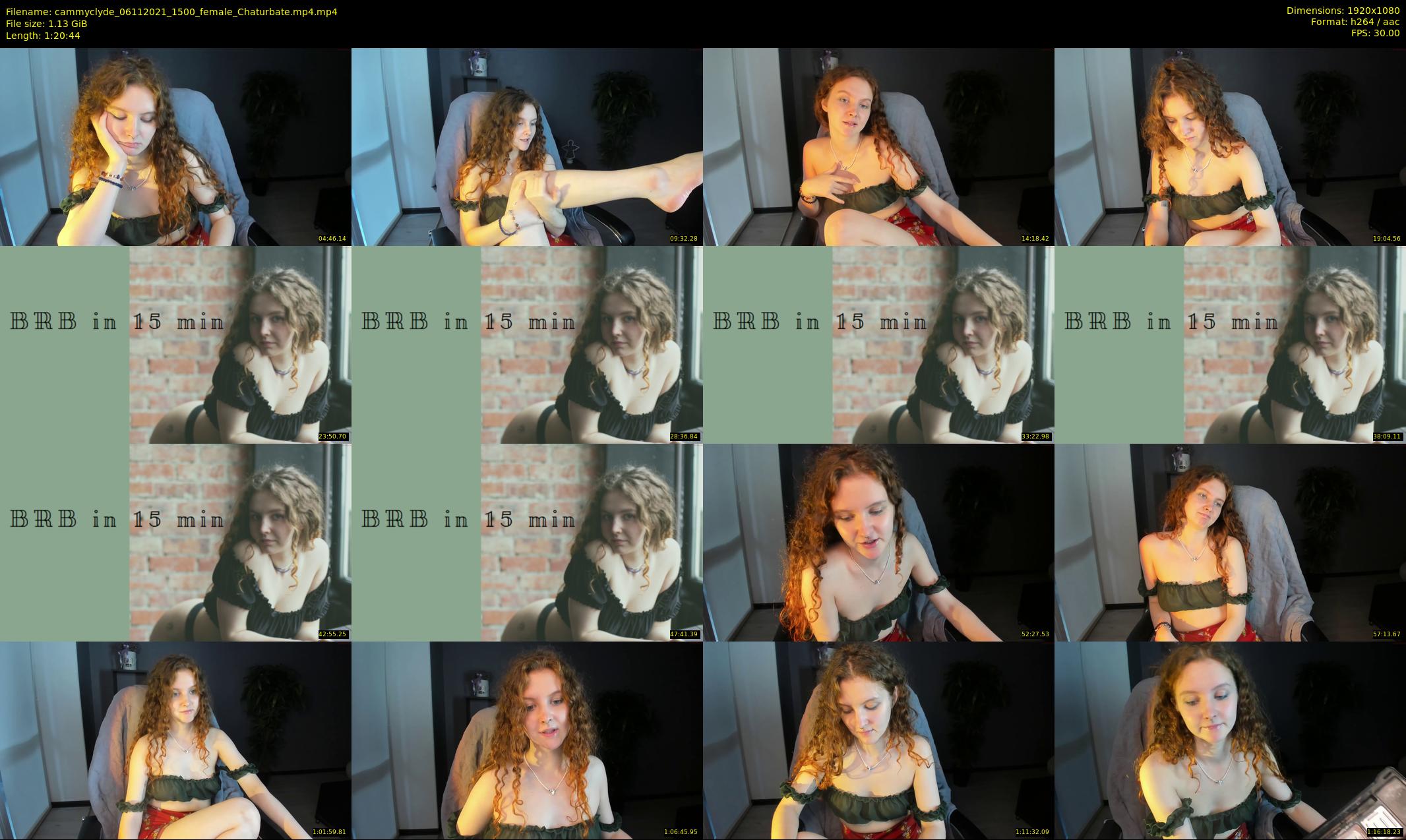 cammyclyde — 81 minute Chaturbate female cam show recording, 1080p, Nov 6, 2021