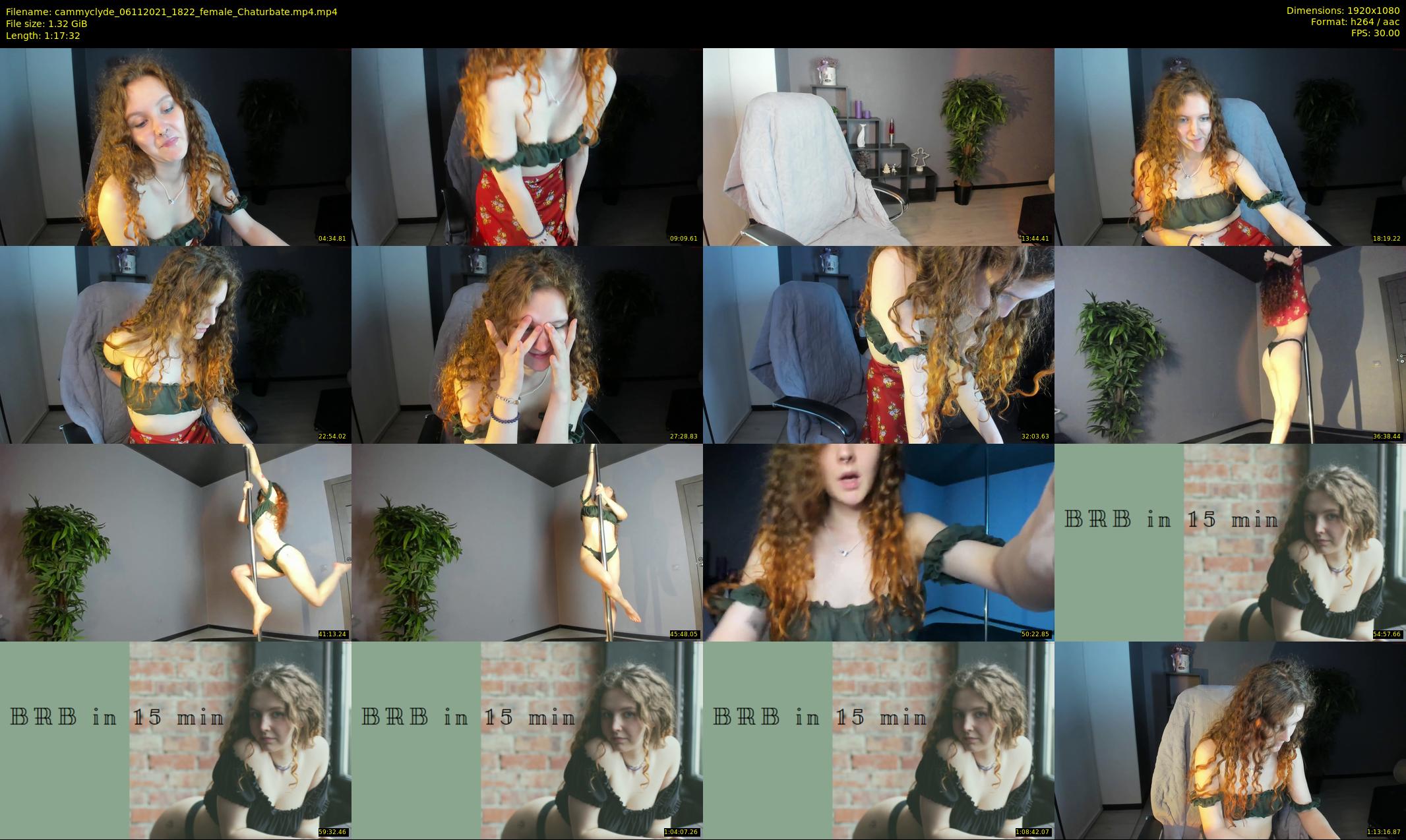cammyclyde — 78 minute Chaturbate female cam show recording, 1080p, Nov 6, 2021