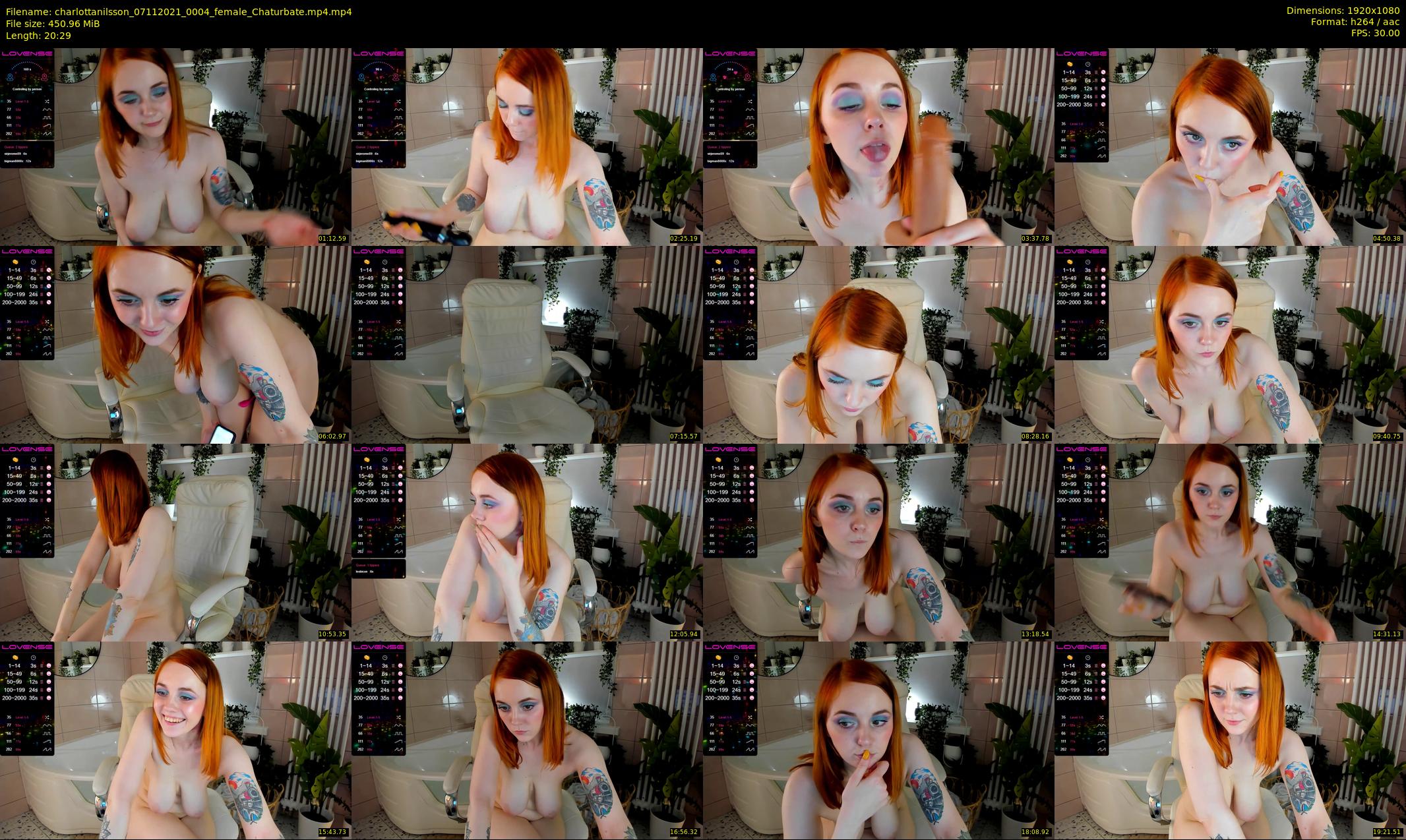 charlottanilsson — 21 minute Chaturbate female cam show recording, 1080p, Nov 7, 2021