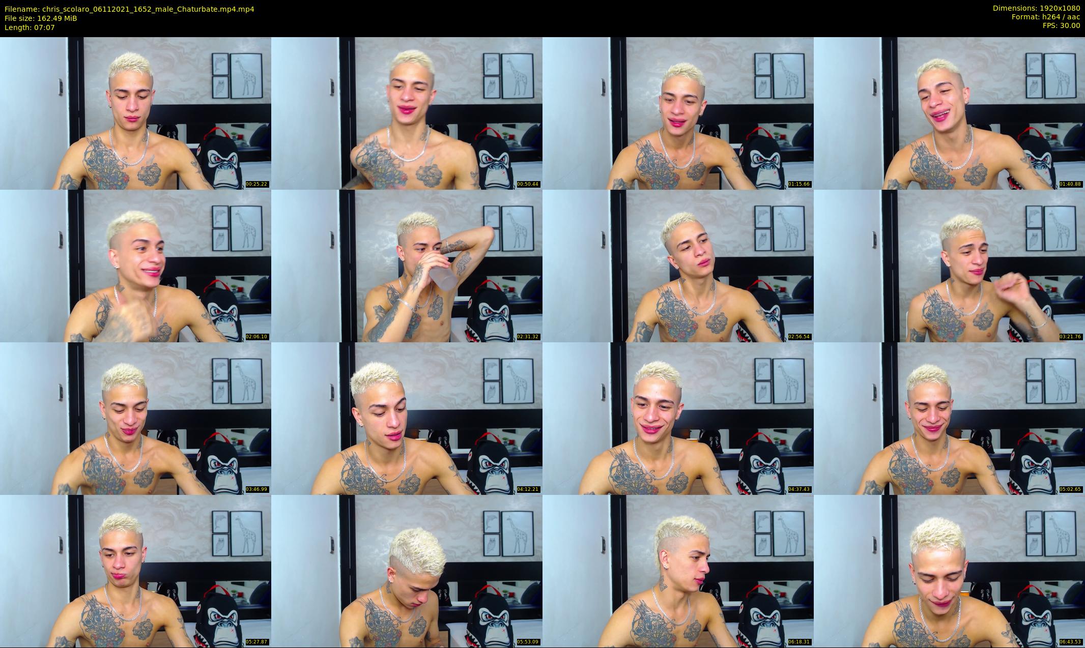 chris_scolaro — 8 minute Chaturbate male cam show recording, 1080p, Nov 6, 2021