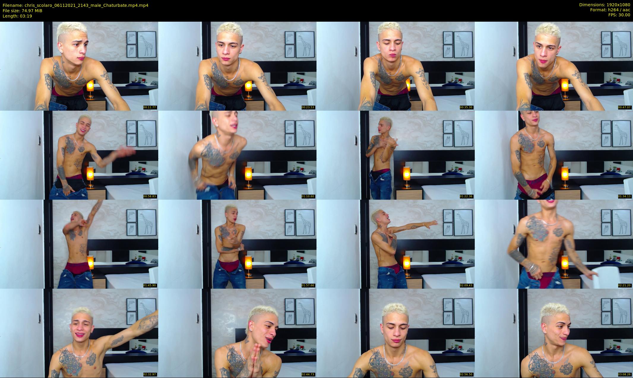 chris_scolaro — 4 minute Chaturbate male cam show recording, 1080p, Nov 6, 2021