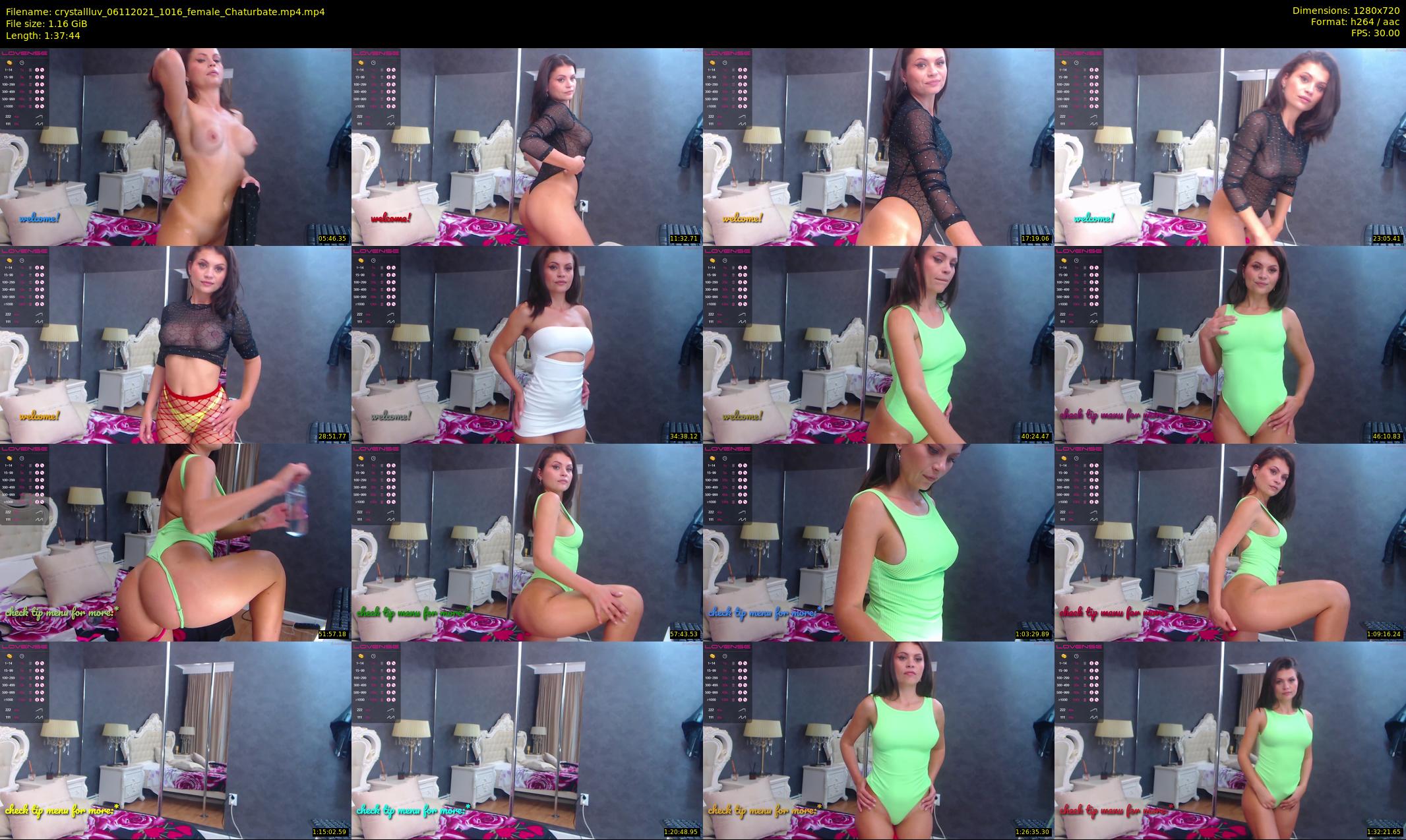 crystallluv — 98 minute Chaturbate female cam show recording, 720p, Nov 6, 2021