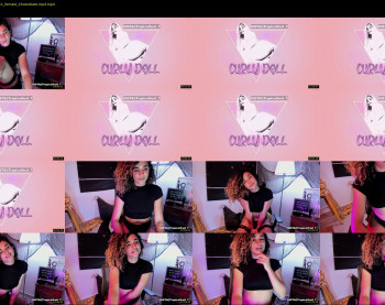 curlydoll1 — 70 minute Chaturbate female cam show recording, 720p, Nov 6, 2021