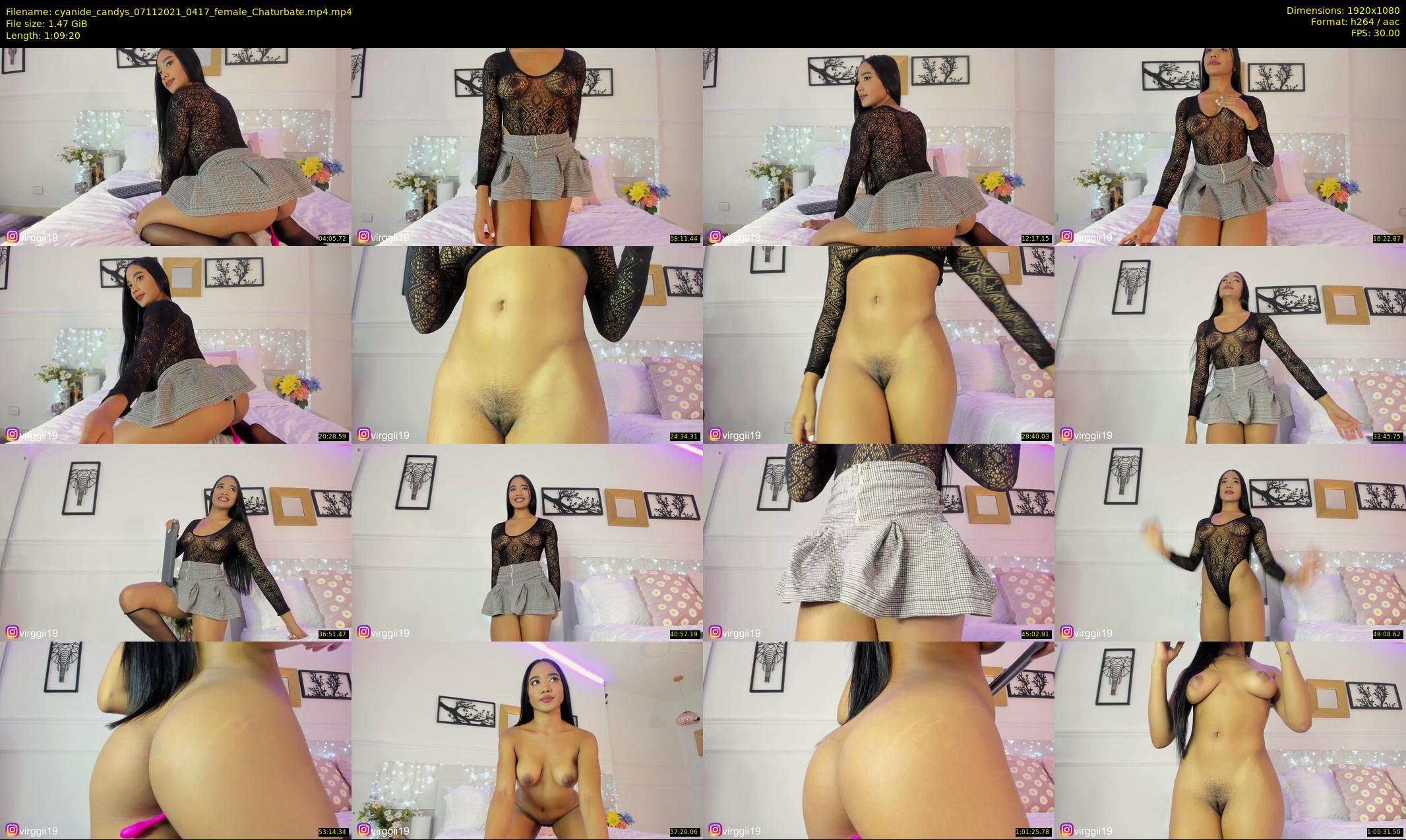 cyanide_candys — 70 minute Chaturbate female cam show recording, 1080p, Nov 7, 2021