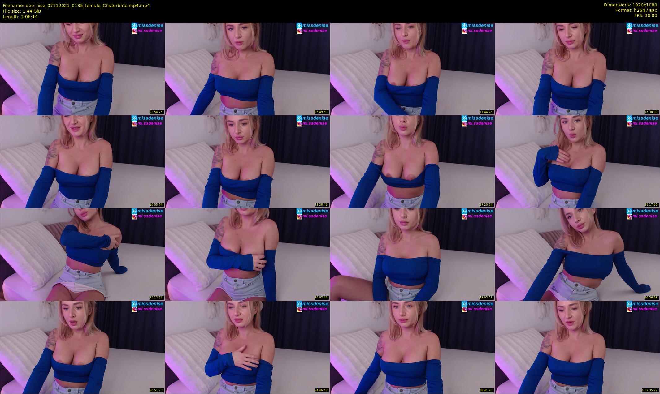 dee_nise — 67 minute Chaturbate female cam show recording, 1080p, Nov 7, 2021