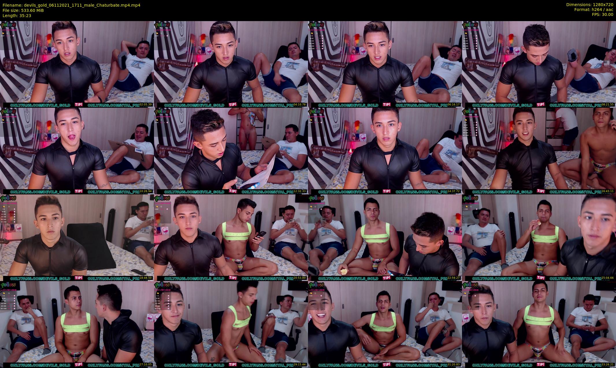 devils_gold — 36 minute Chaturbate male cam show recording, 720p, Nov 6, 2021