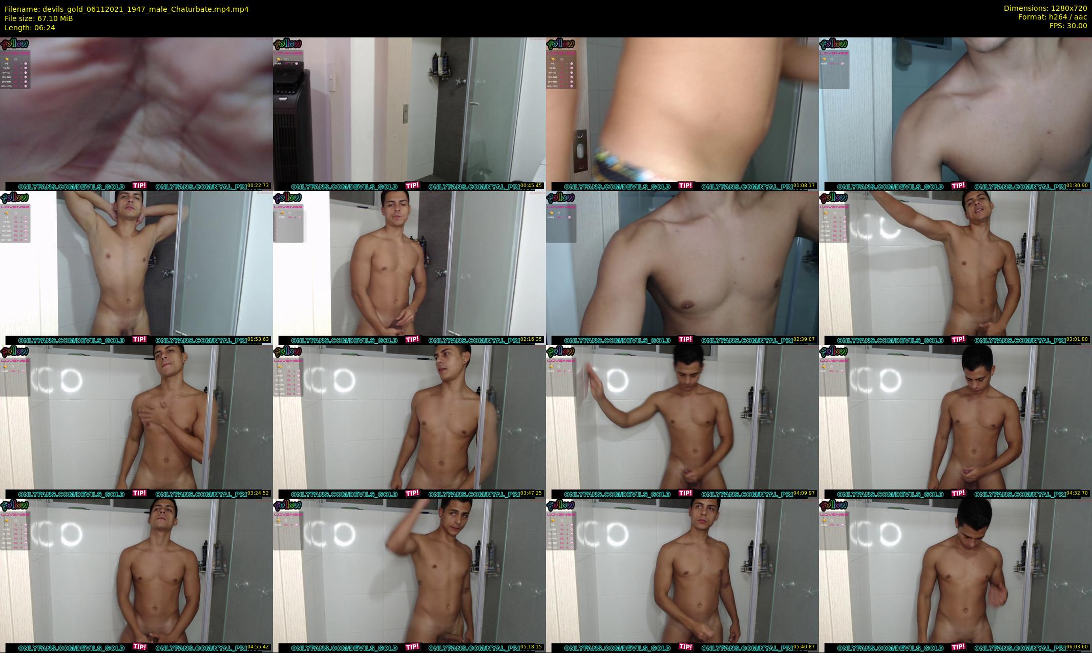 devils_gold — 7 minute Chaturbate male cam show recording, 720p, Nov 6, 2021