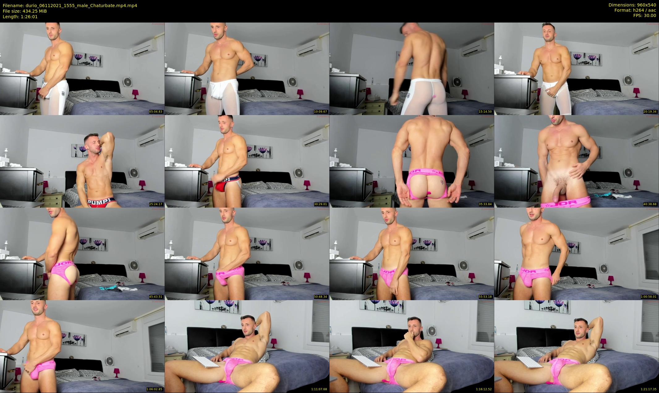 durio — 87 minute Chaturbate male cam show recording, 480p, Nov 6, 2021
