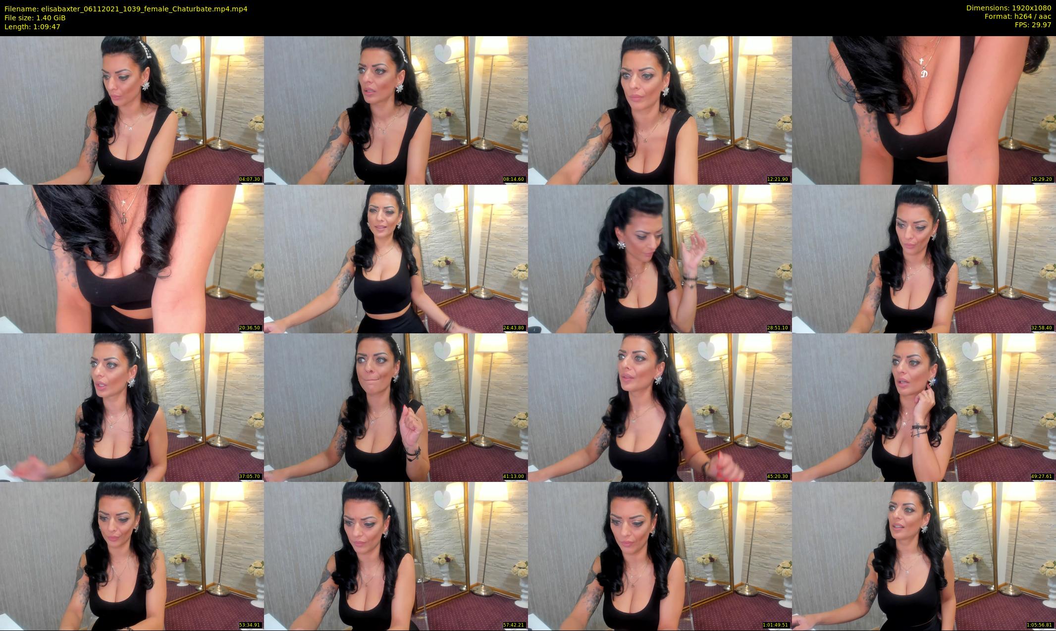 elisabaxter — 70 minute Chaturbate female cam show recording, 1080p, Nov 6, 2021