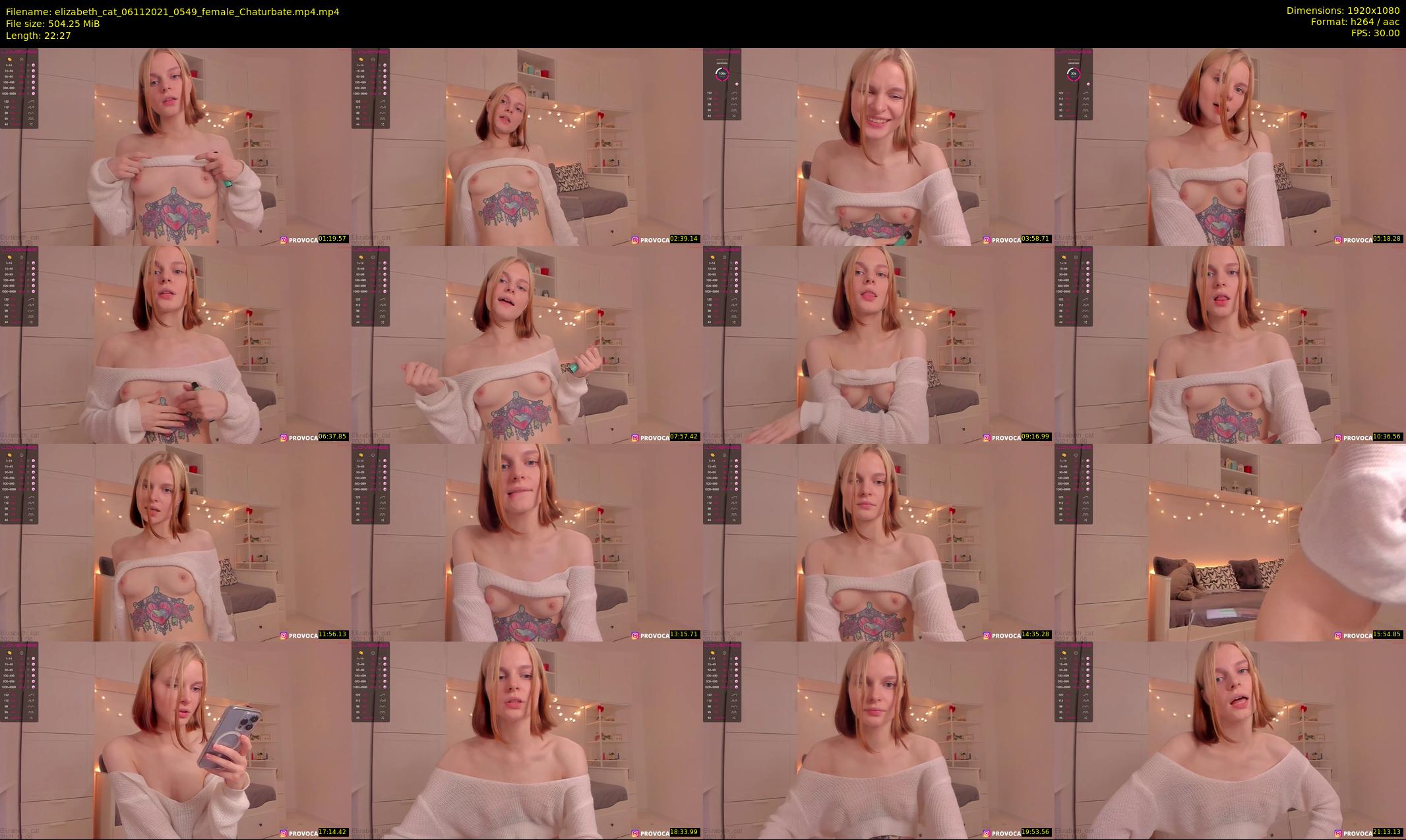 elizabeth_cat — 23 minute Chaturbate female cam show recording, 1080p, Nov 6, 2021
