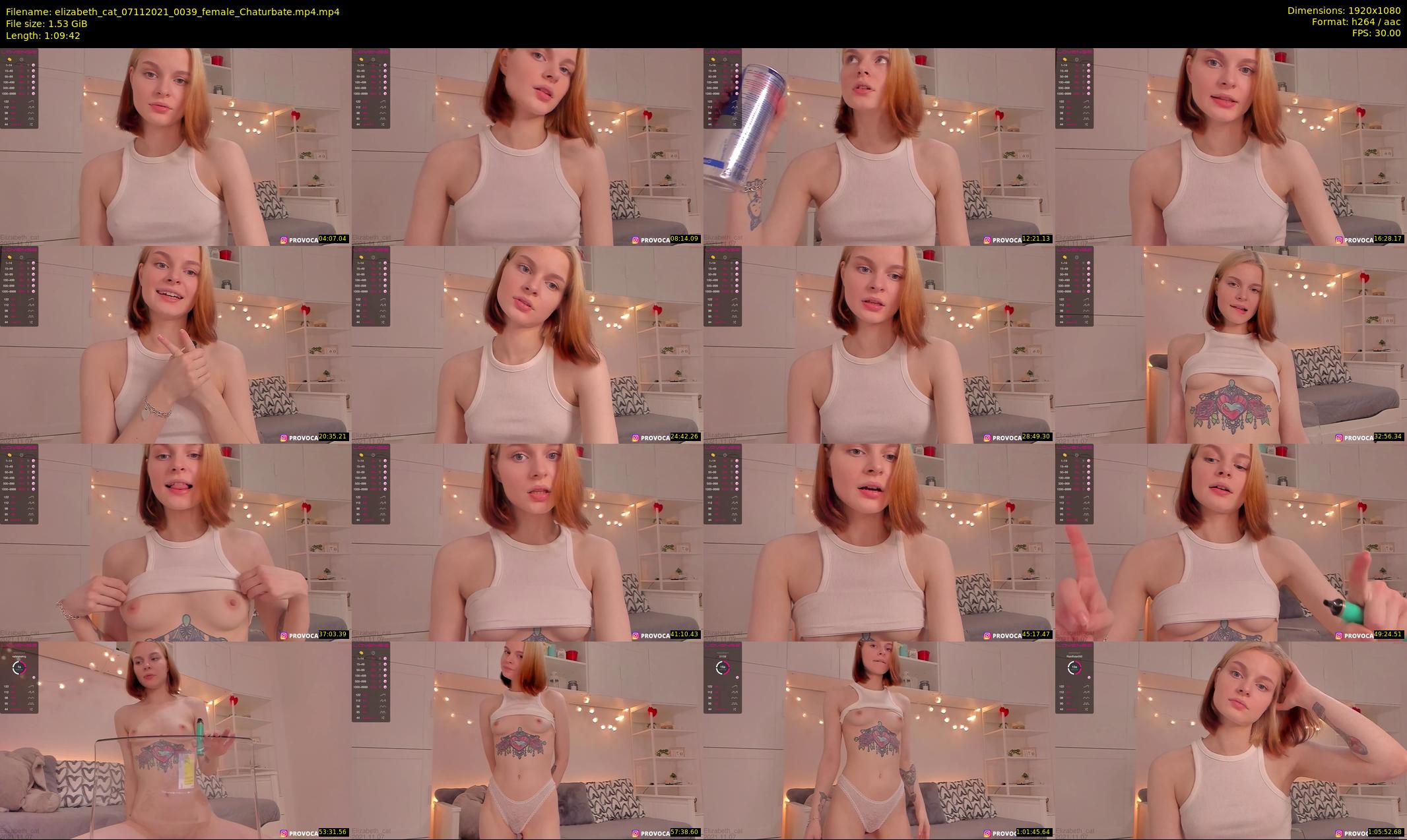 elizabeth_cat — 70 minute Chaturbate female cam show recording, 1080p, Nov 7, 2021