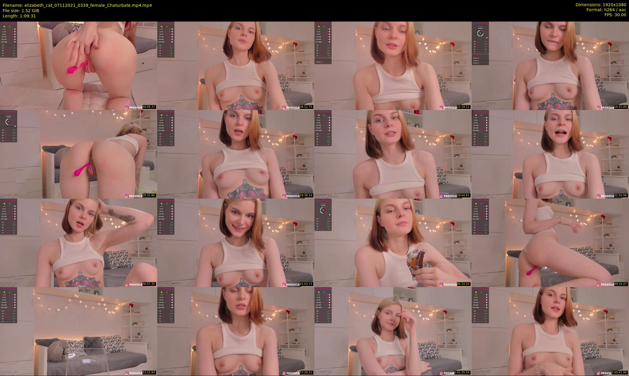elizabeth_cat — 70 minute Chaturbate female cam show recording, 1080p, Nov 7, 2021