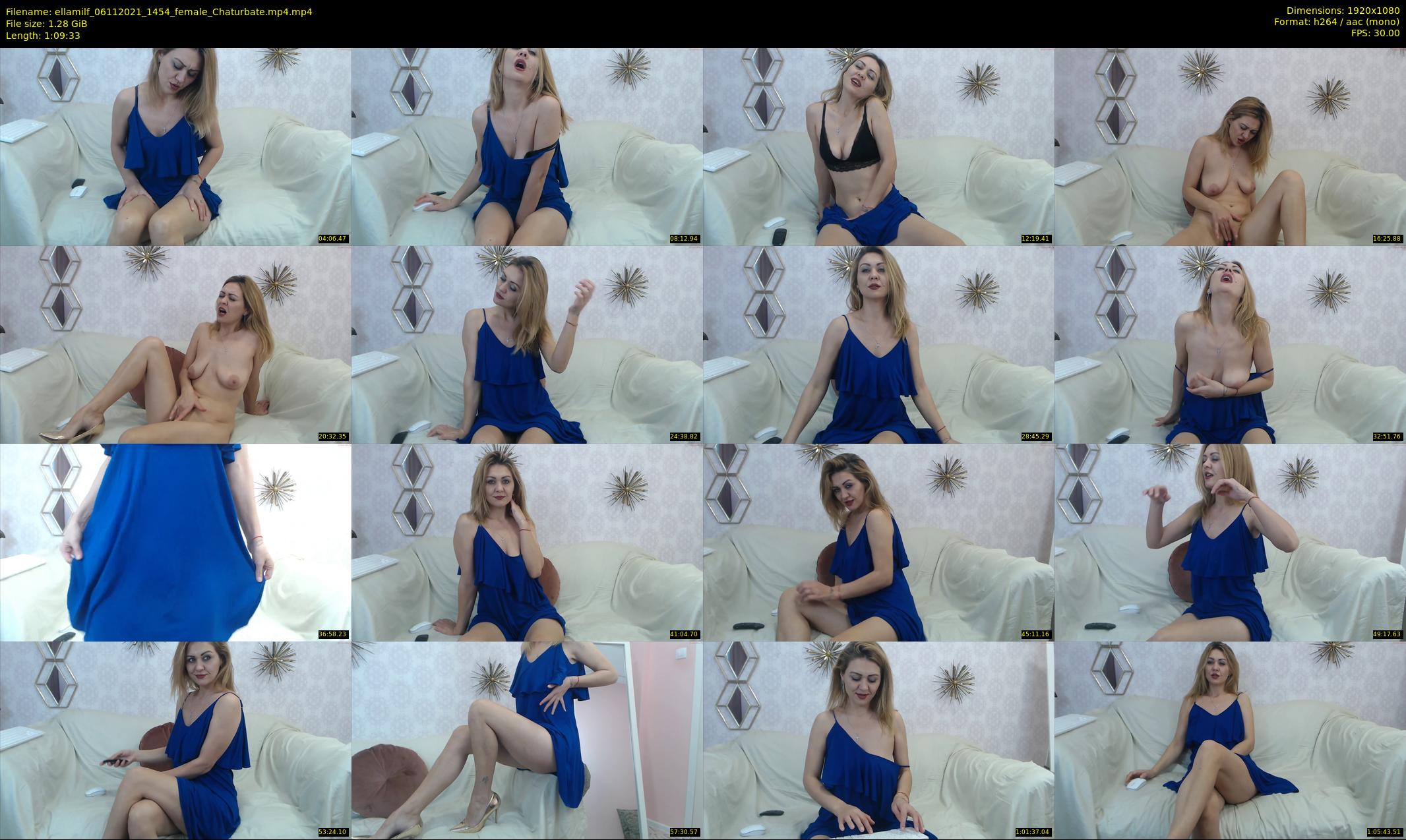ellamilf — 70 minute Chaturbate female cam show recording, 1080p, Nov 6, 2021