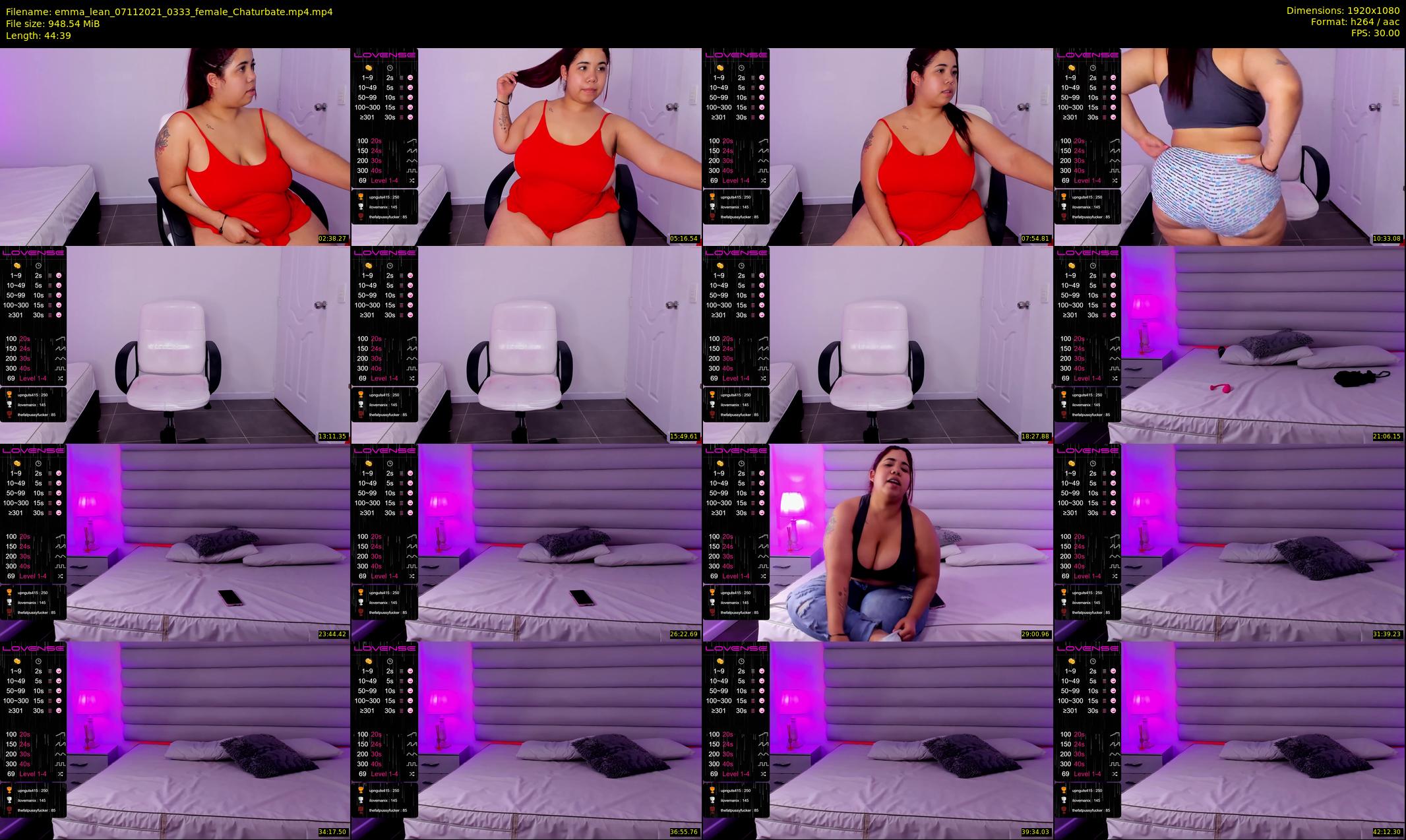 emma_lean — 45 minute Chaturbate female cam show recording, 1080p, Nov 7, 2021