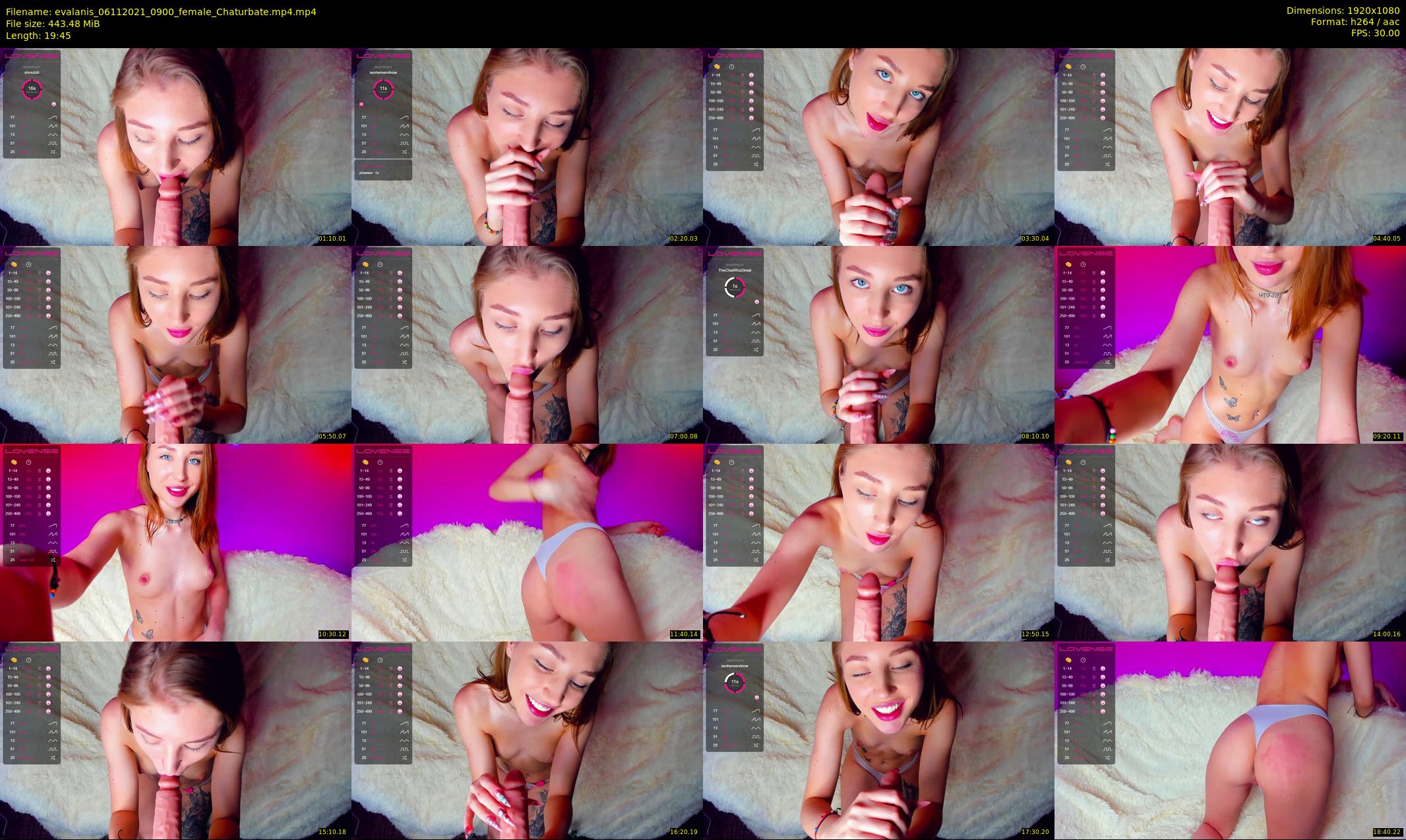 evalanis — 20 minute Chaturbate couple cam show recording, 1080p, Nov 6, 2021