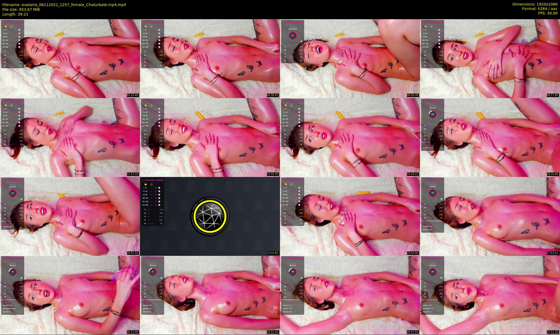 evalanis — 40 minute Chaturbate couple cam show recording, 1080p, Nov 6, 2021