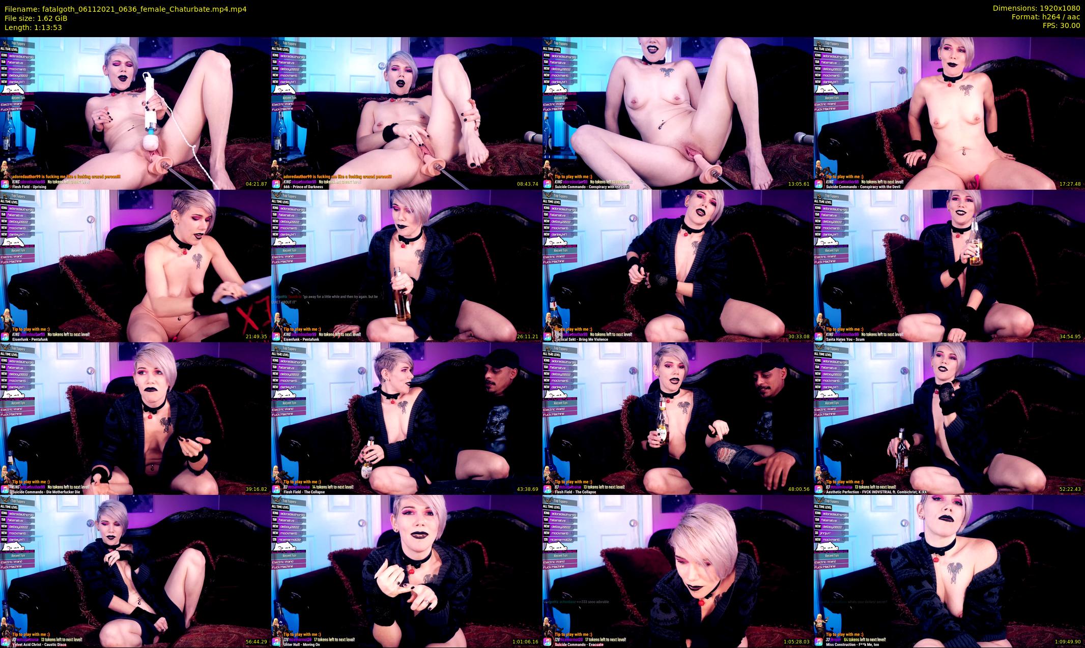 fatalgoth — 74 minute Chaturbate couple cam show recording, 1080p, Nov 6, 2021