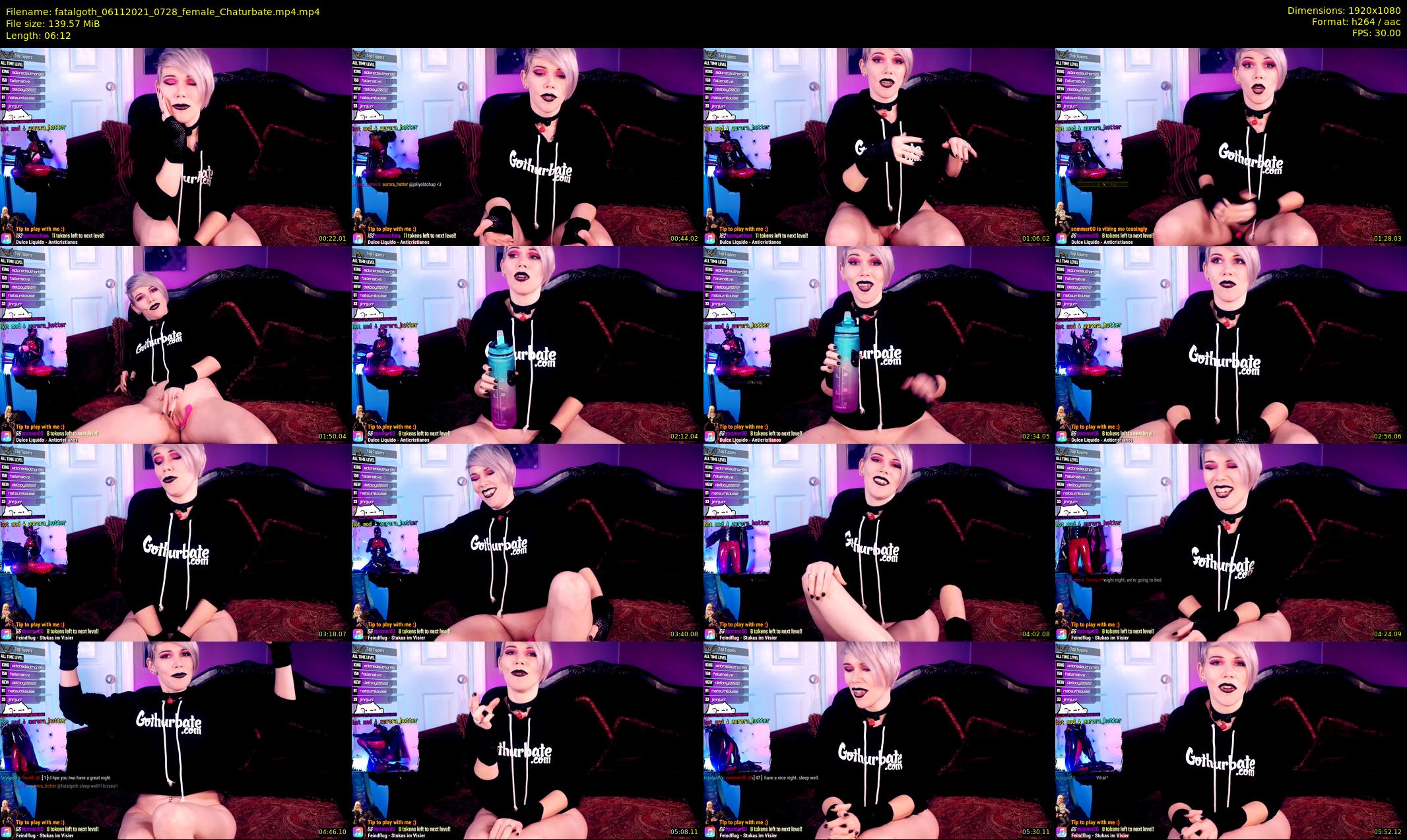 fatalgoth — 7 minute Chaturbate couple cam show recording, 1080p, Nov 6, 2021
