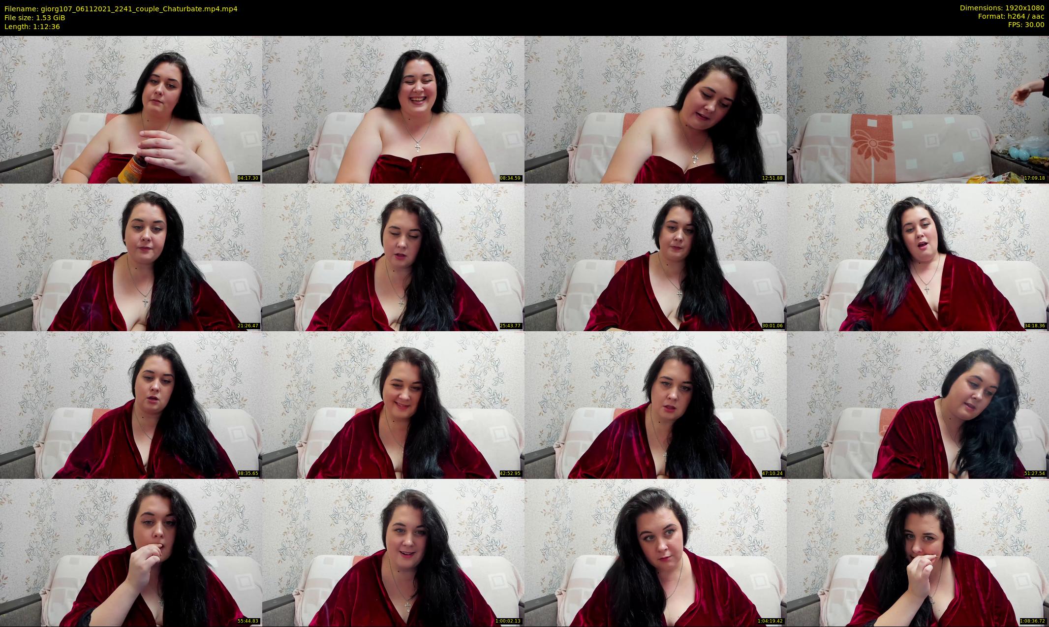 giorg107 — 73 minute Chaturbate couple cam show recording, 1080p, Nov 6, 2021