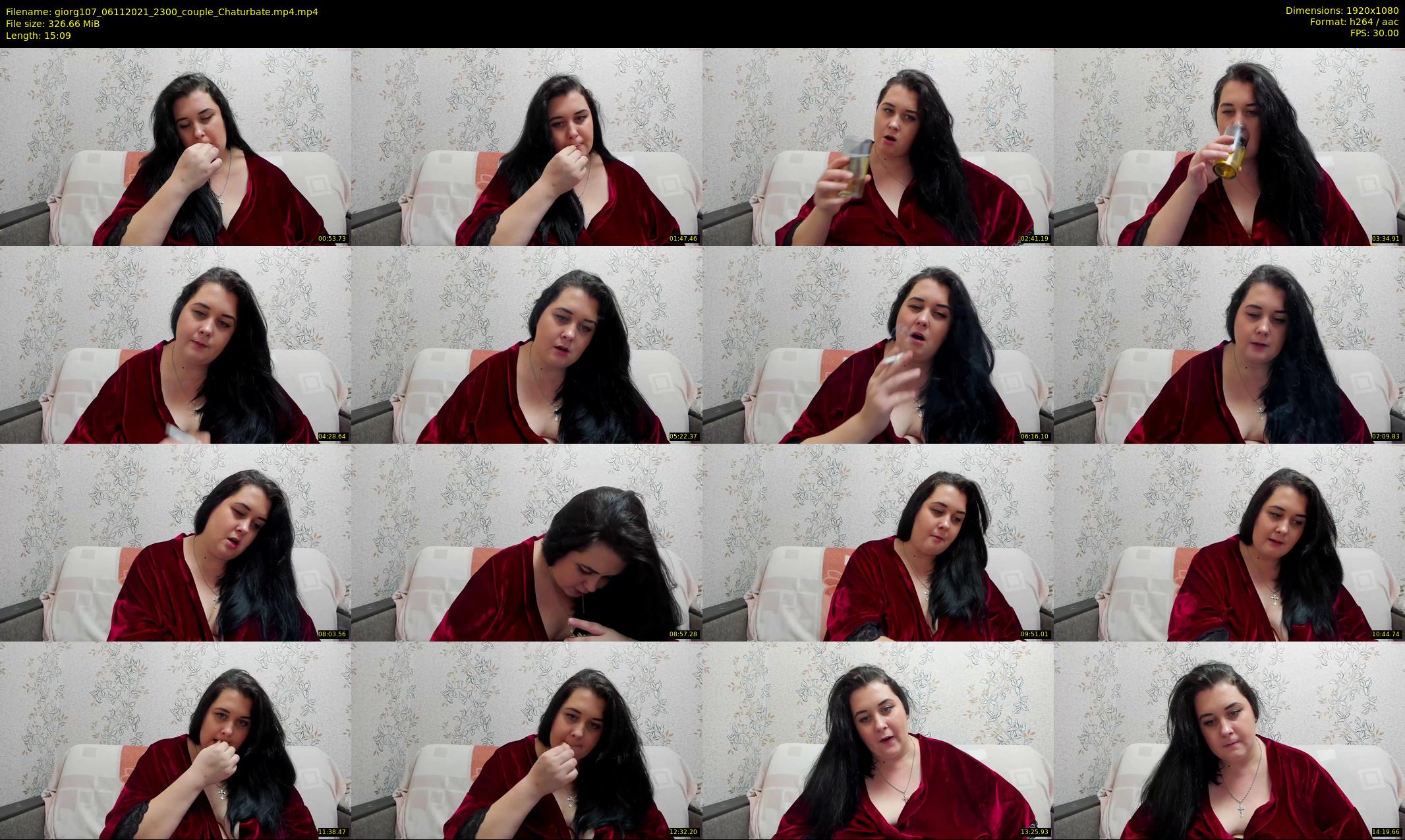 giorg107 — 16 minute Chaturbate couple cam show recording, 1080p, Nov 6, 2021