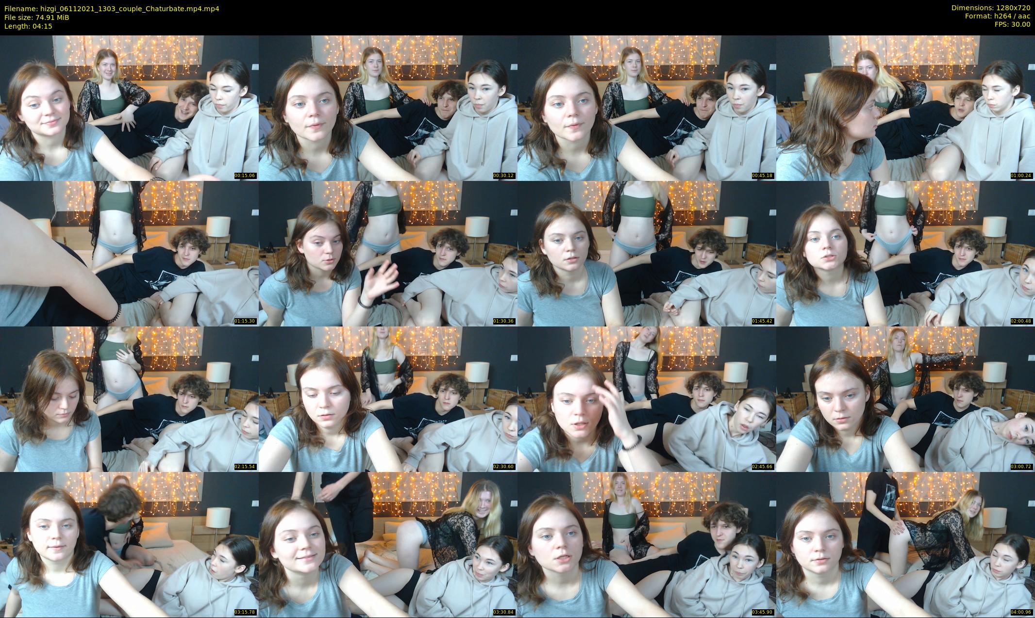 hizgi — 5 minute Chaturbate couple cam show recording, 720p, Nov 6, 2021