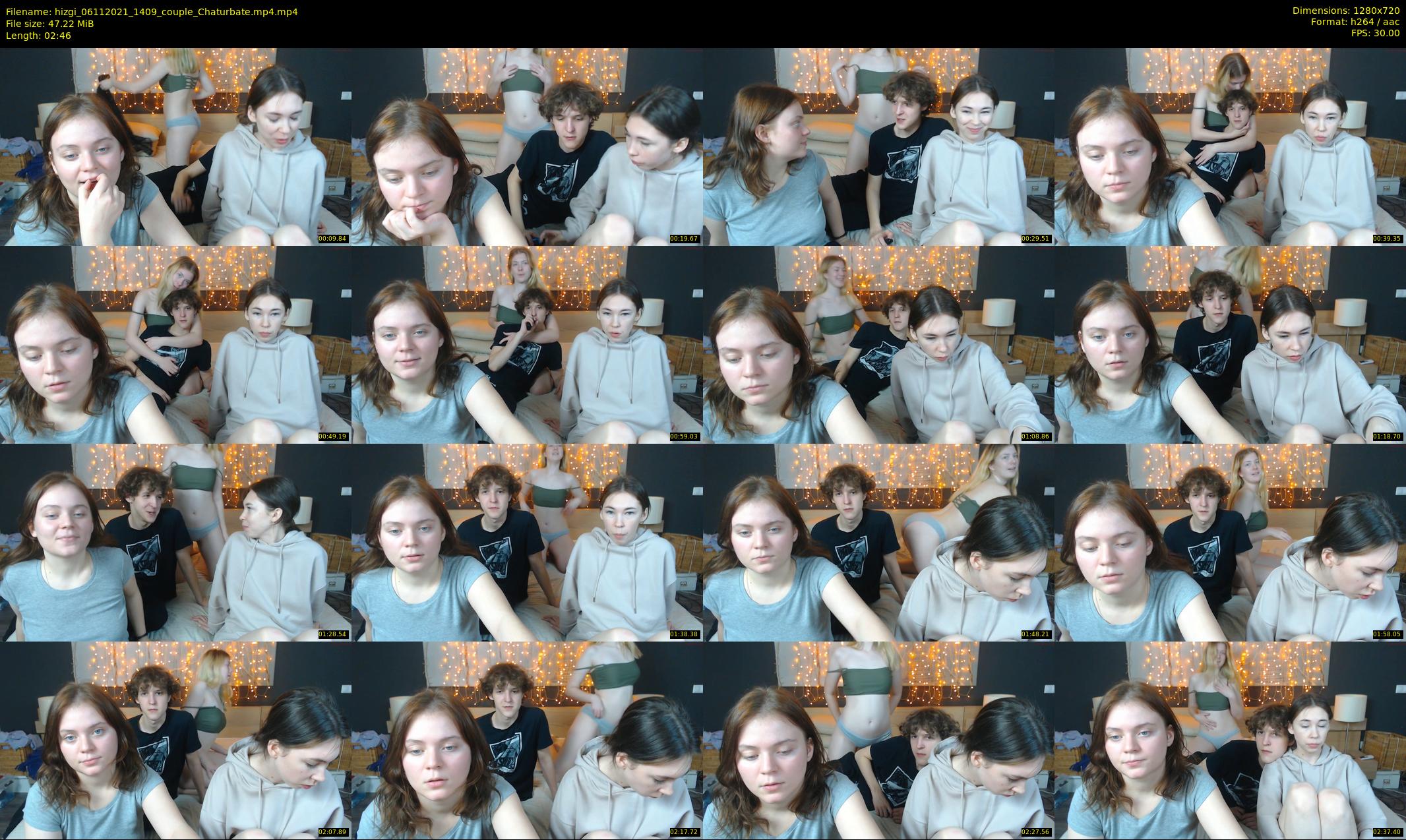 hizgi — 3 minute Chaturbate couple cam show recording, 720p, Nov 6, 2021