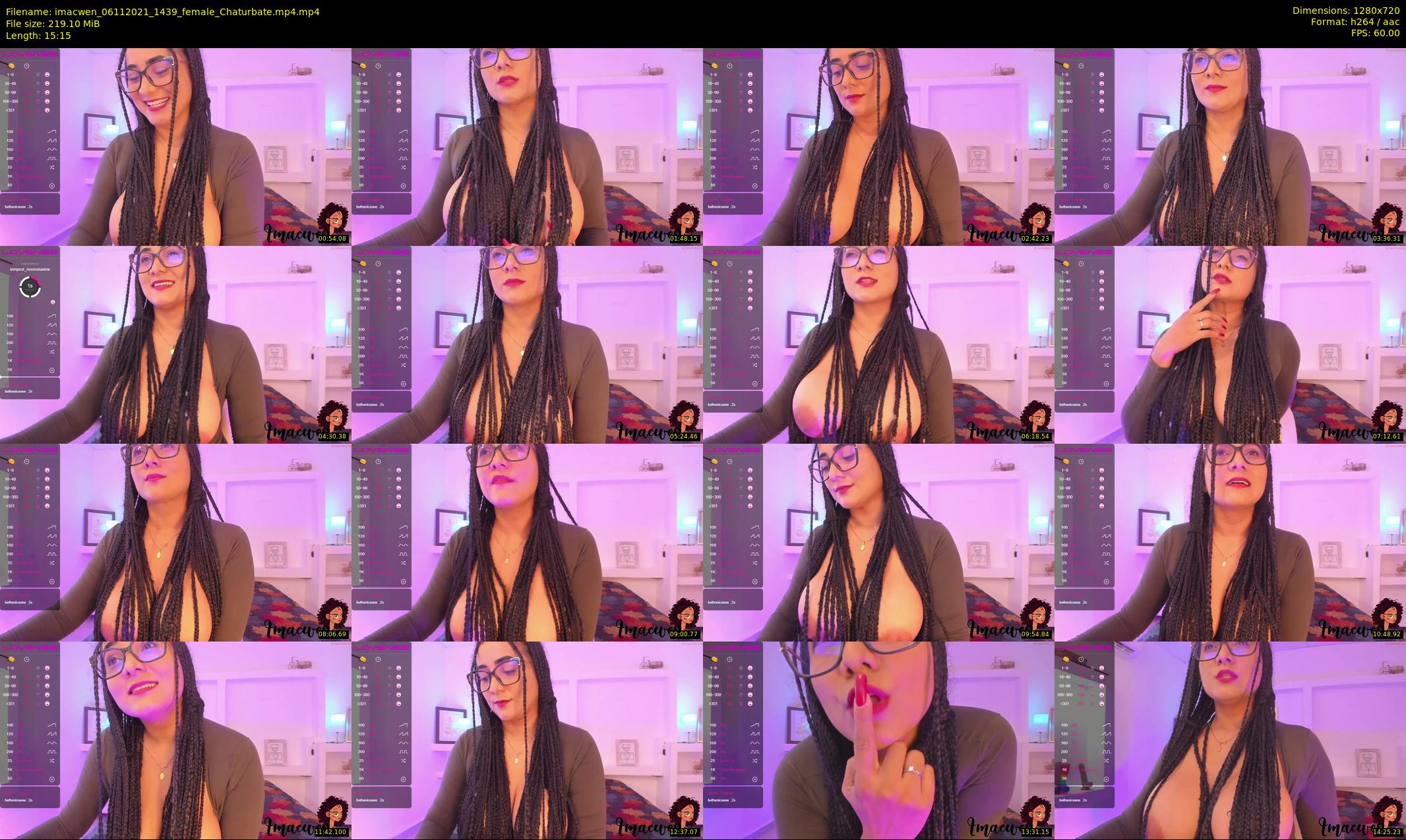 imacwen — 16 minute Chaturbate female cam show recording, 720p, Nov 6, 2021