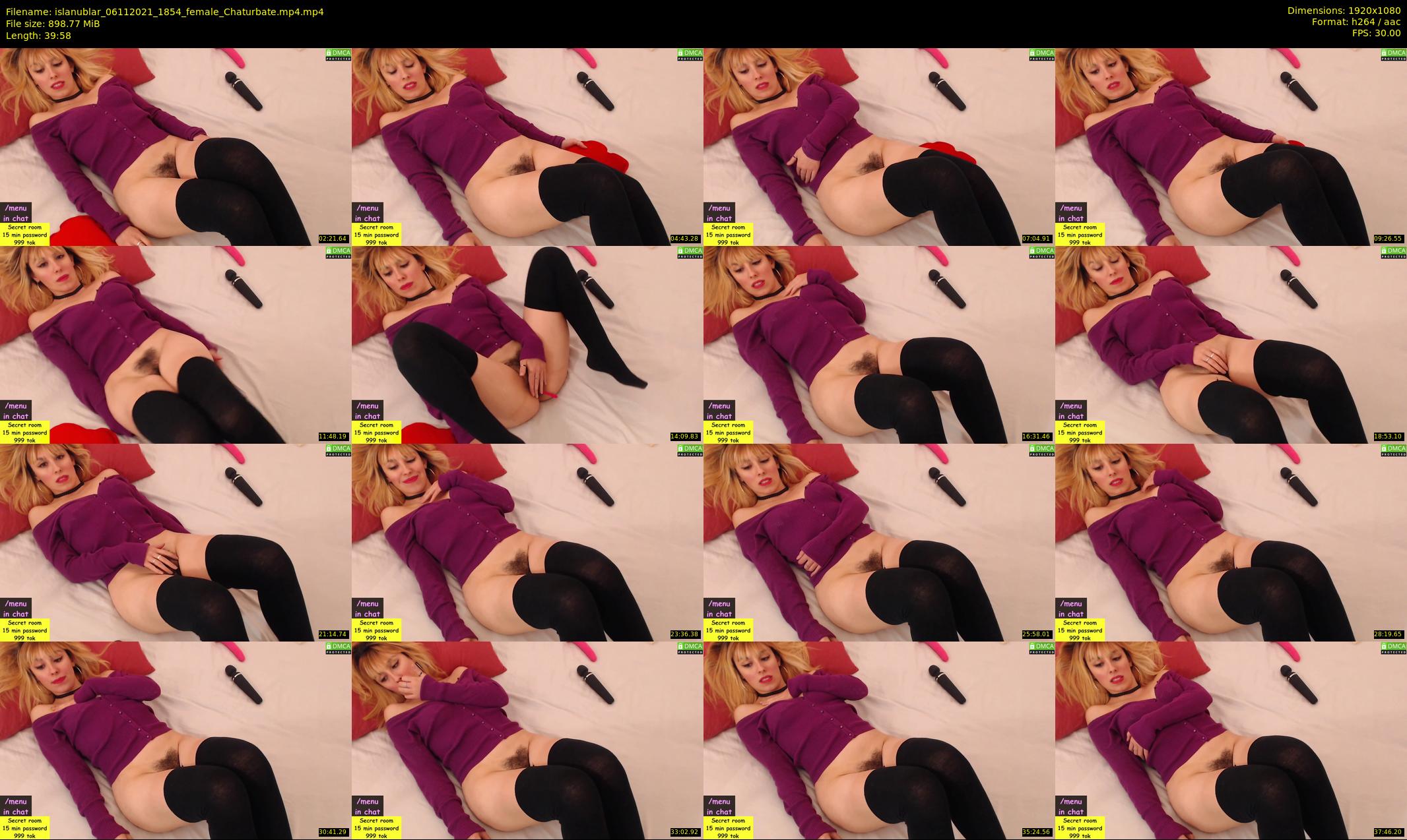 islanublar — 40 minute Chaturbate female cam show recording, 1080p, Nov 6, 2021