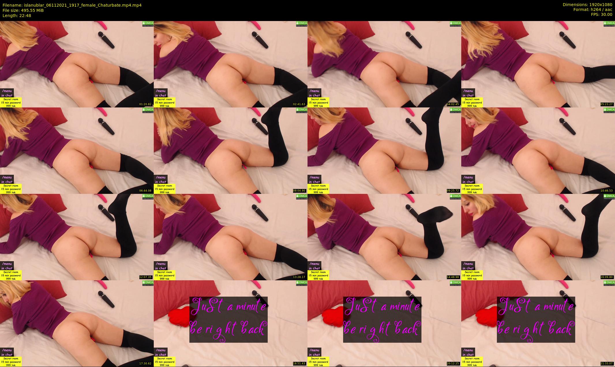 islanublar — 23 minute Chaturbate female cam show recording, 1080p, Nov 6, 2021