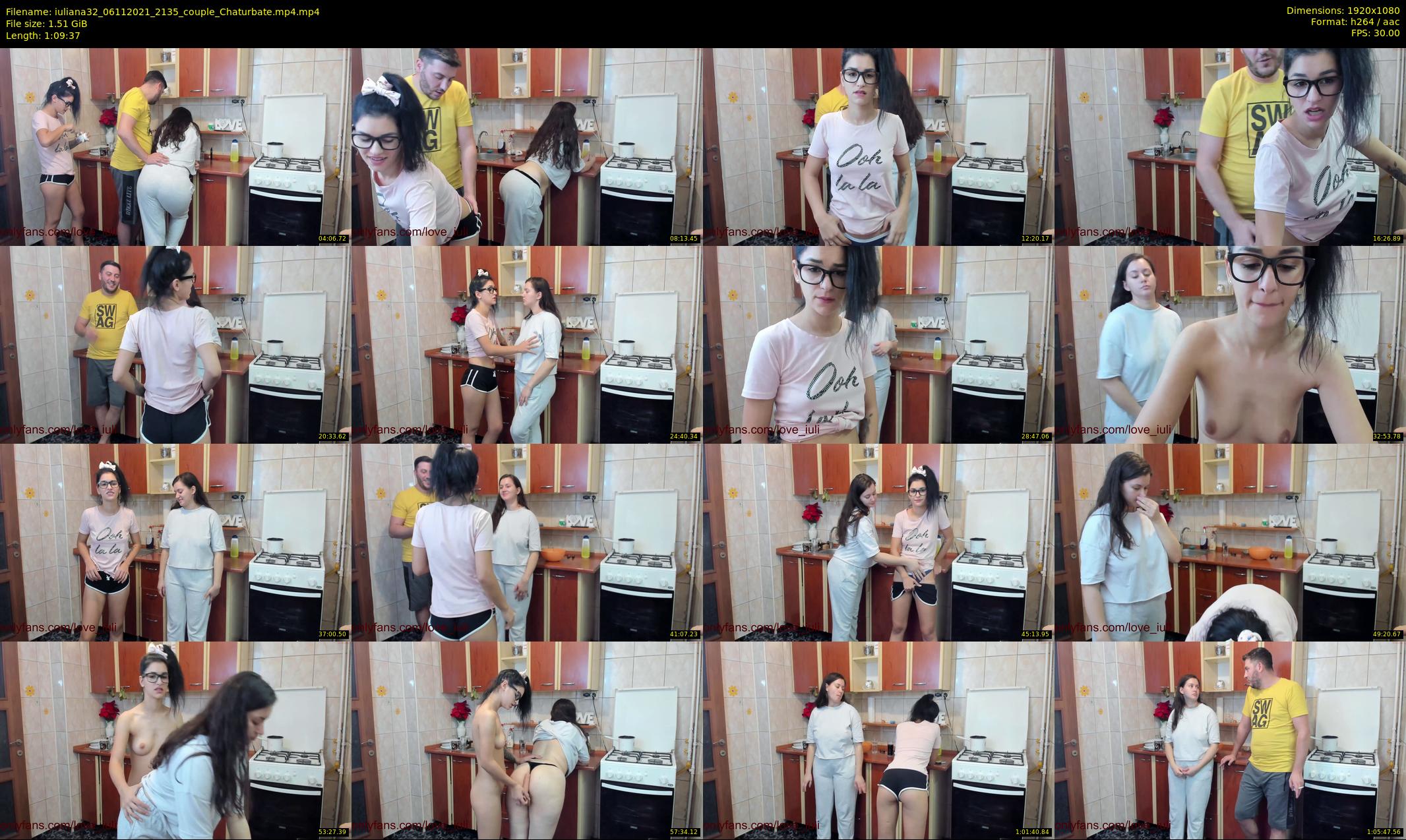 iuliana32 — 70 minute Chaturbate couple cam show recording, 1080p, Nov 6, 2021