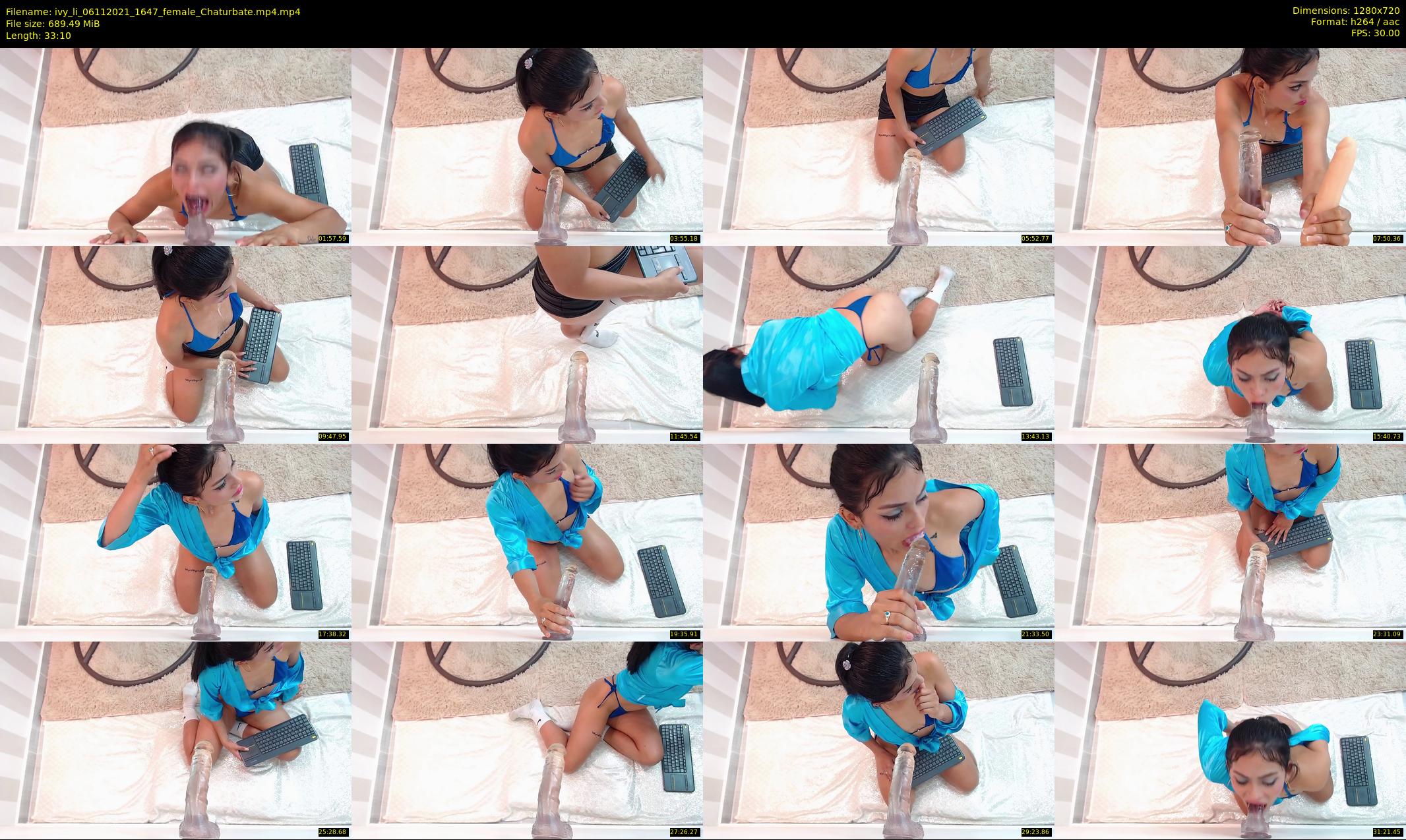 ivy_li — 34 minute Chaturbate female cam show recording, 720p, Nov 6, 2021