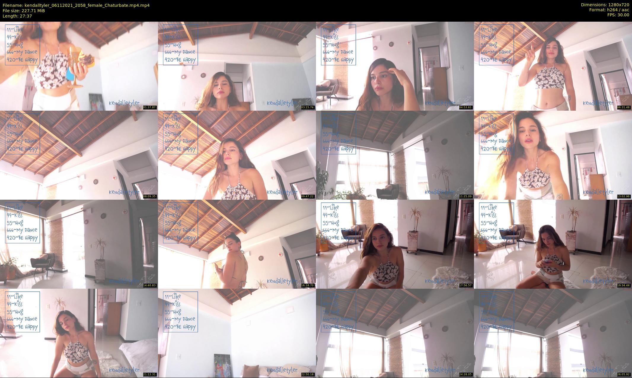 kendalltyler — 28 minute Chaturbate female cam show recording, 720p, Nov 6, 2021