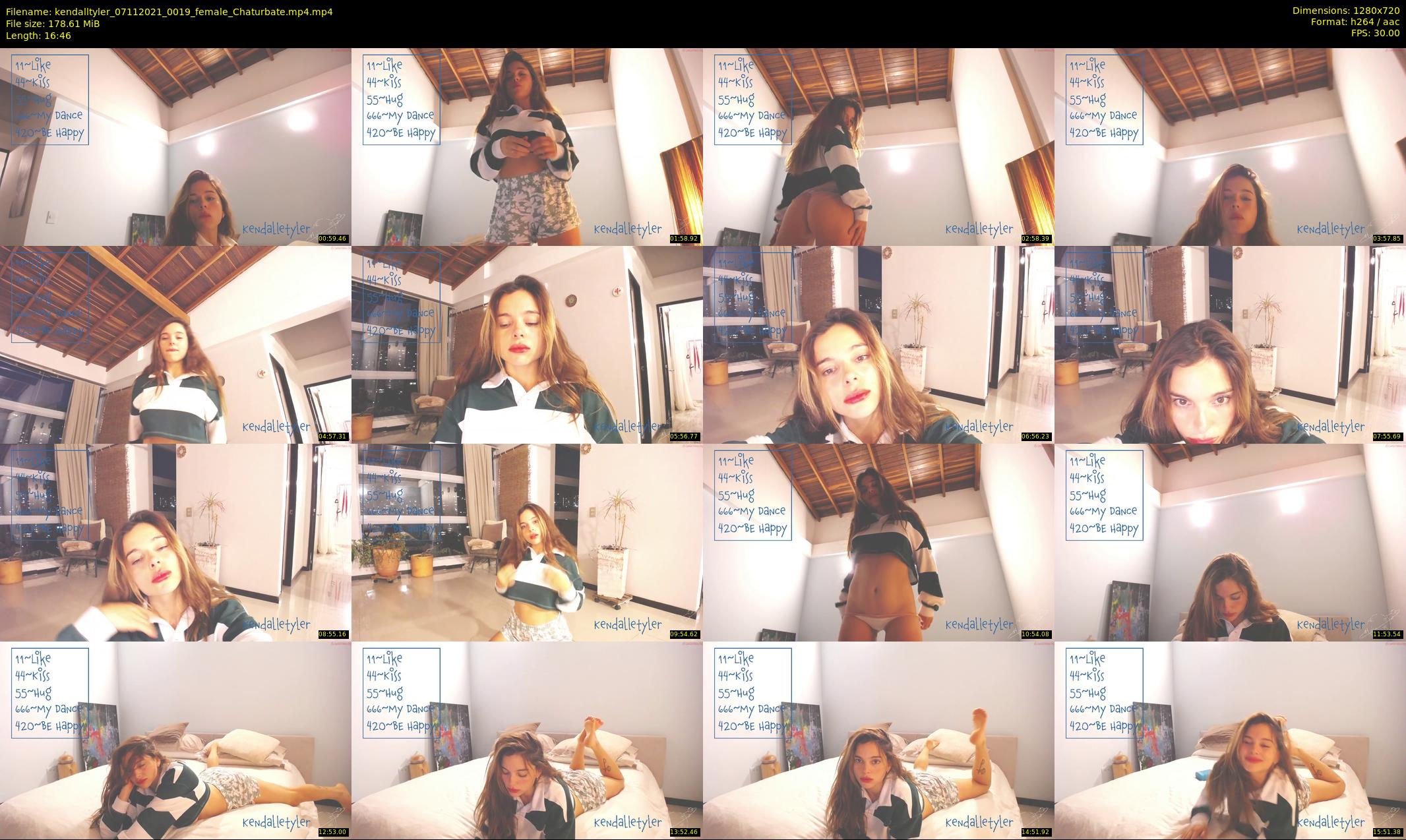 kendalltyler — 17 minute Chaturbate female cam show recording, 720p, Nov 7, 2021