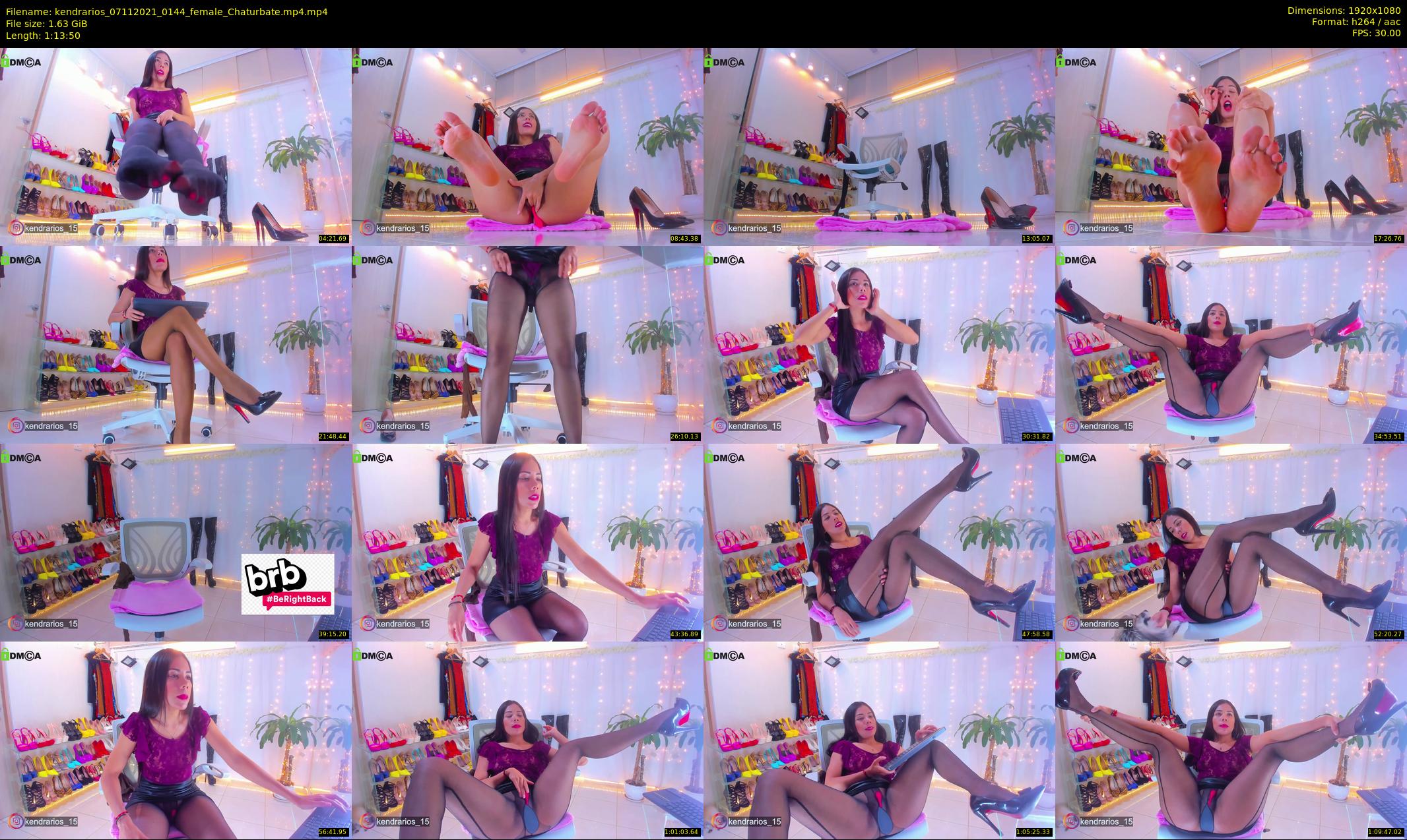 kendrarios — 74 minute Chaturbate female cam show recording, 1080p, Nov 7, 2021