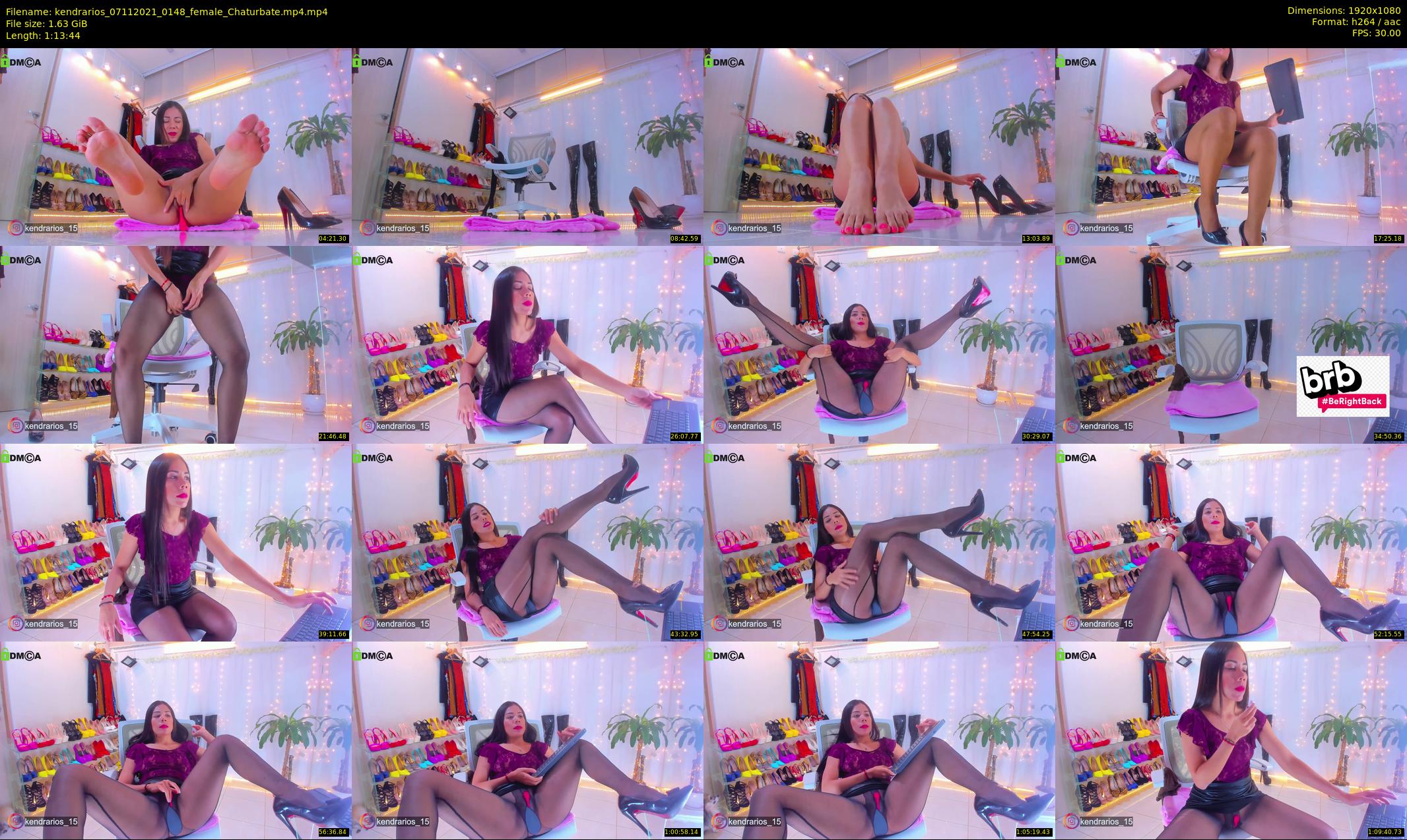 kendrarios — 74 minute Chaturbate female cam show recording, 1080p, Nov 7, 2021