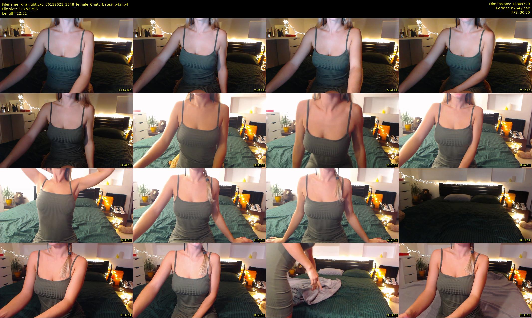 kiranightlyxo — 23 minute Chaturbate female cam show recording, 720p, Nov 6, 2021