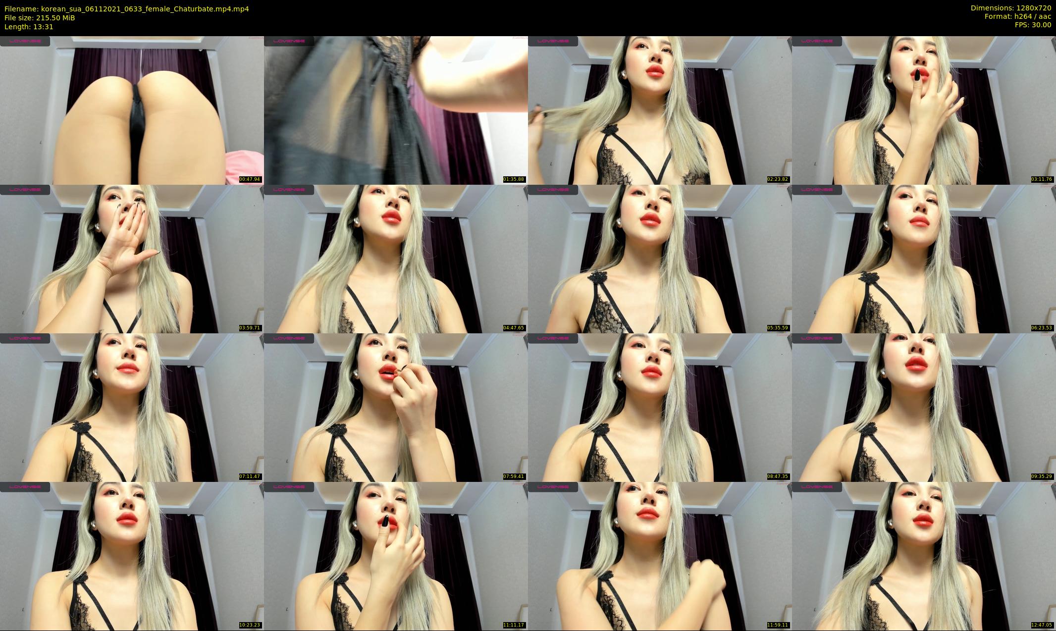 korean_sua — 14 minute Chaturbate female cam show recording, 720p, Nov 6, 2021