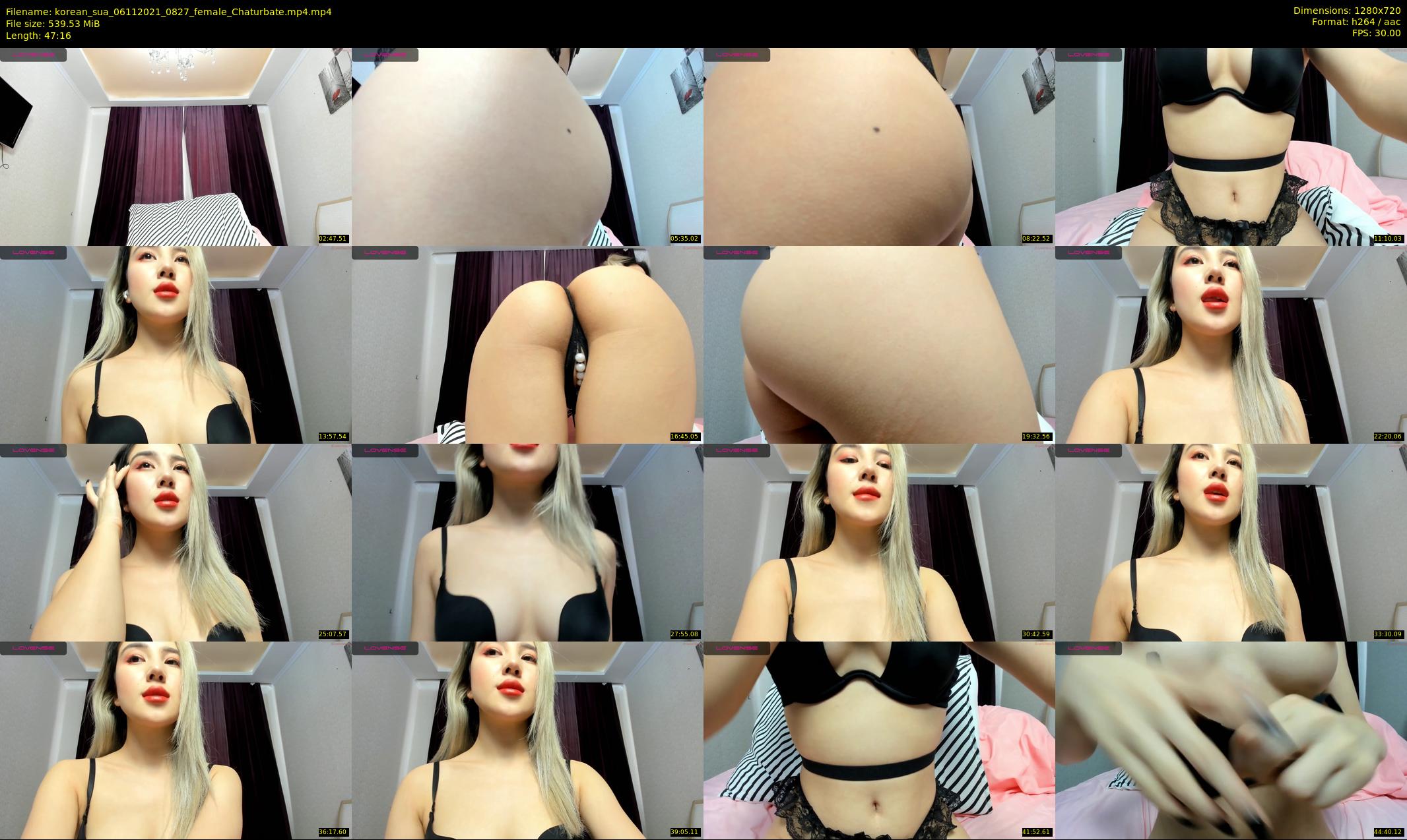 korean_sua — 48 minute Chaturbate female cam show recording, 720p, Nov 6, 2021