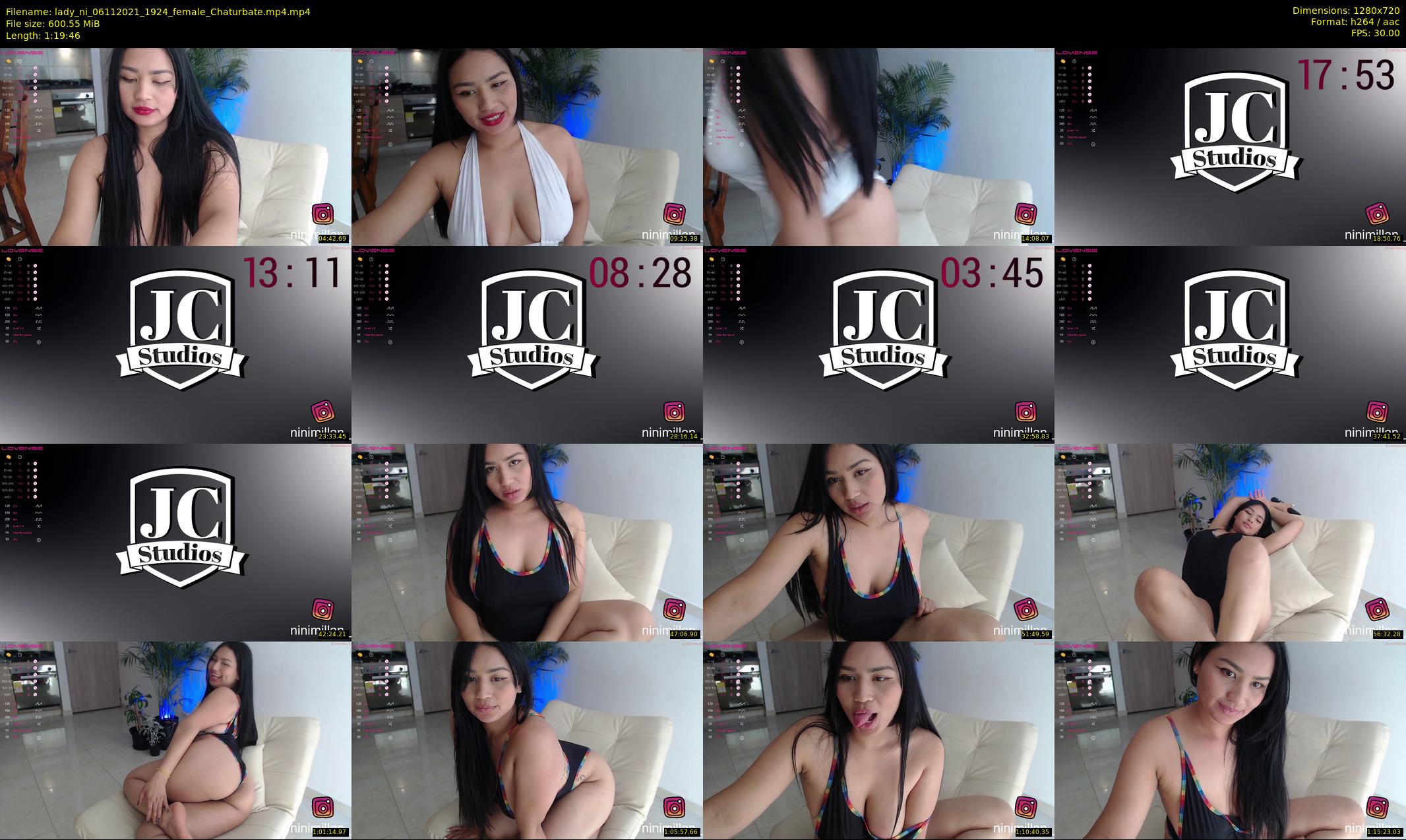 lady_ni — 80 minute Chaturbate female cam show recording, 720p, Nov 6, 2021