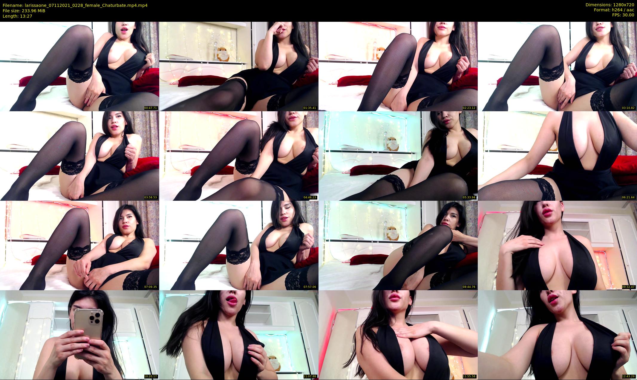 larissaone — 14 minute Chaturbate female cam show recording, 720p, Nov 7, 2021