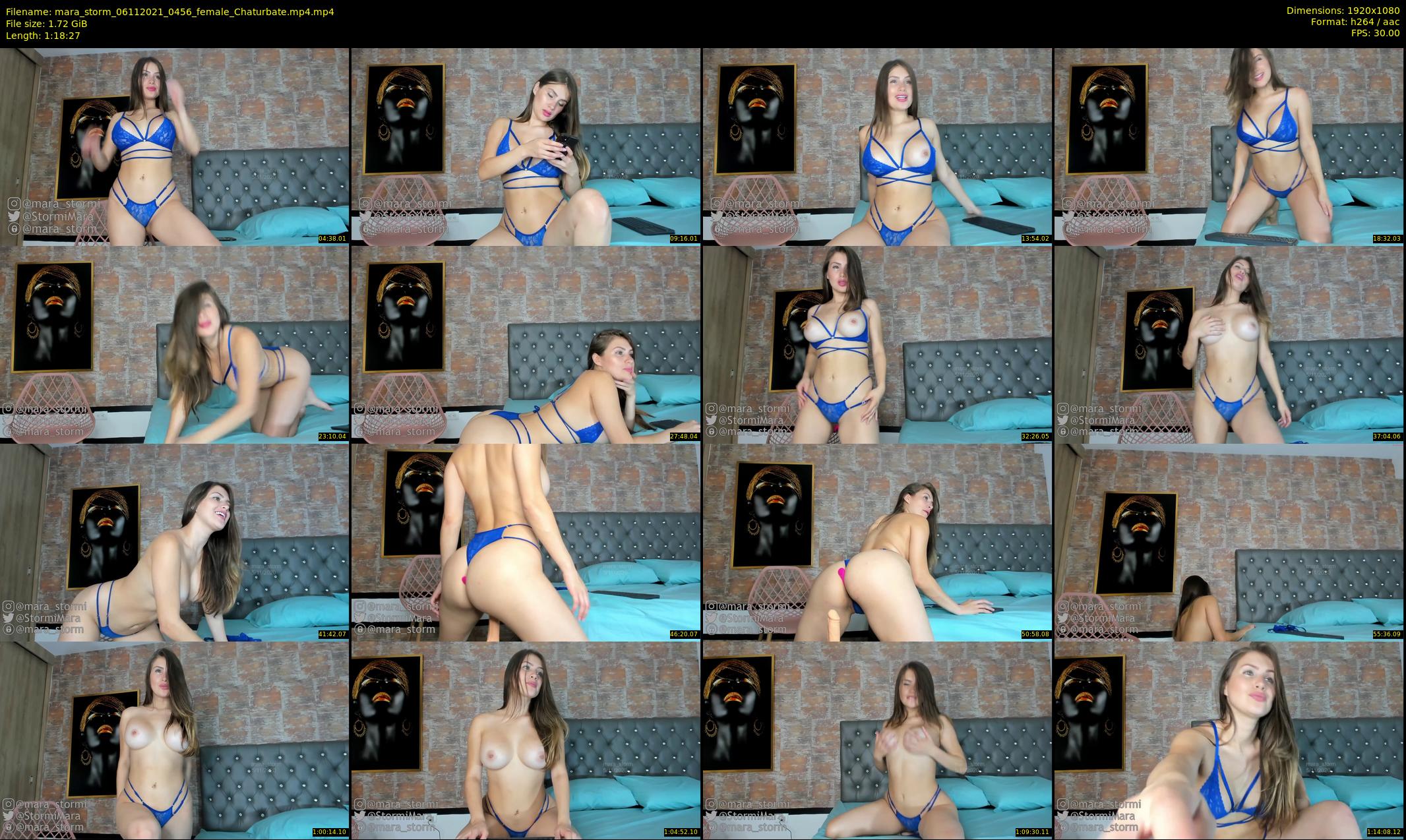 mara_storm — 79 minute Chaturbate female cam show recording, 1080p, Nov 6, 2021