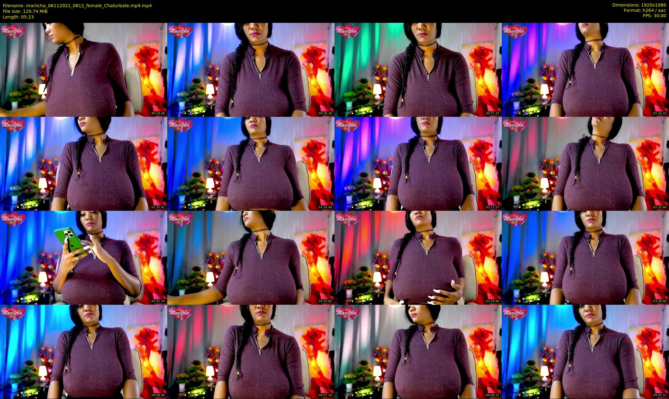 mariicha — 6 minute Chaturbate female cam show recording, 1080p, Nov 6, 2021