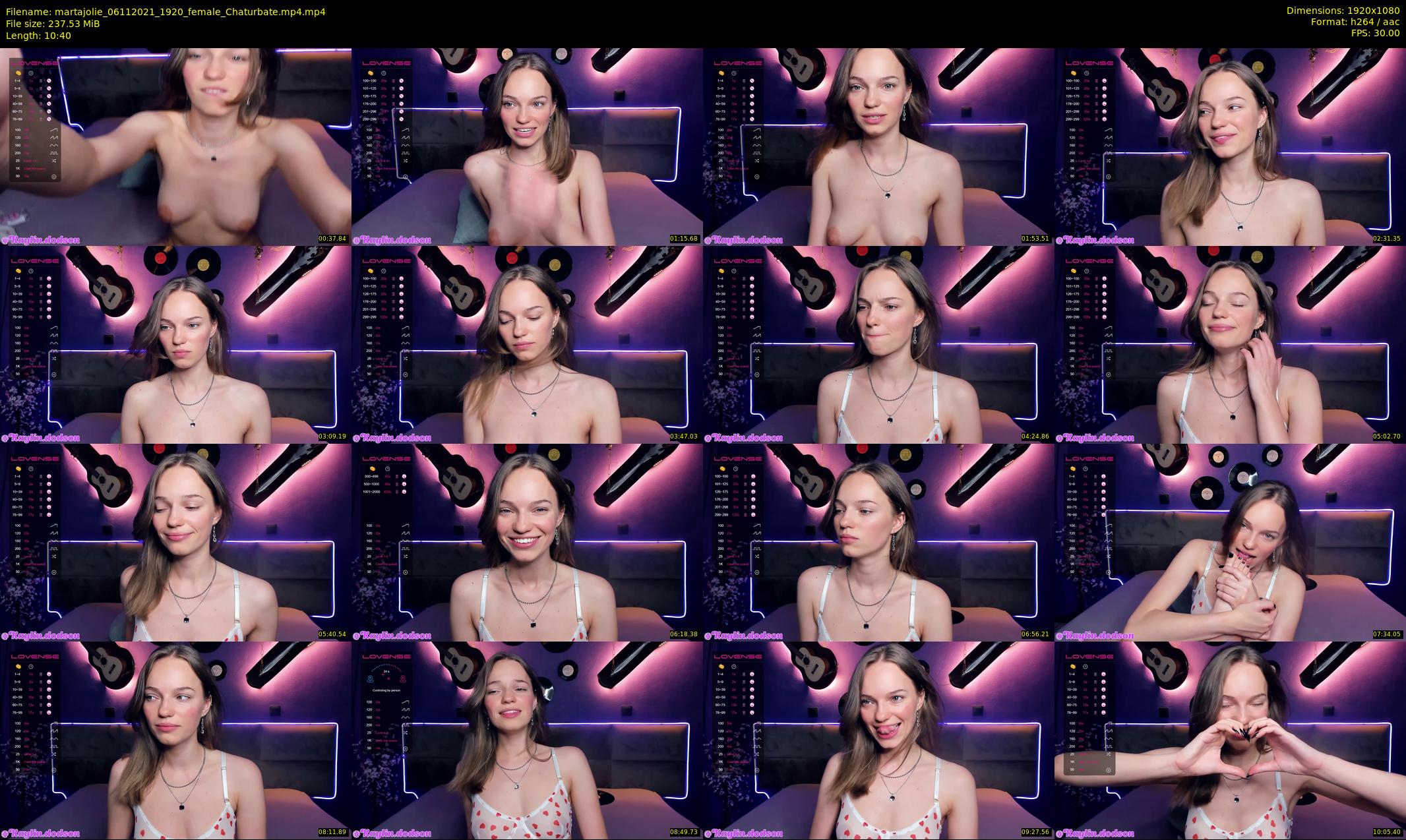 martajolie — 11 minute Chaturbate female cam show recording, 1080p, Nov 6, 2021