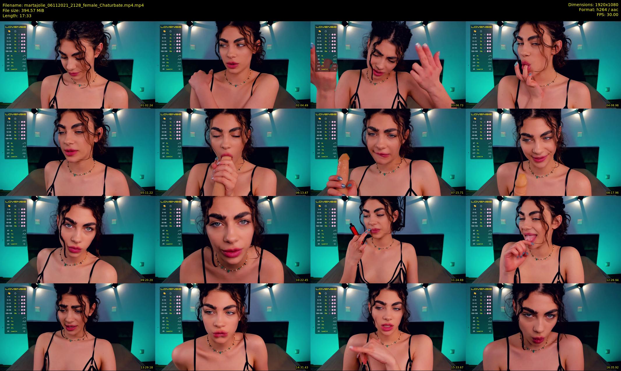 martajolie — 18 minute Chaturbate female cam show recording, 1080p, Nov 6, 2021
